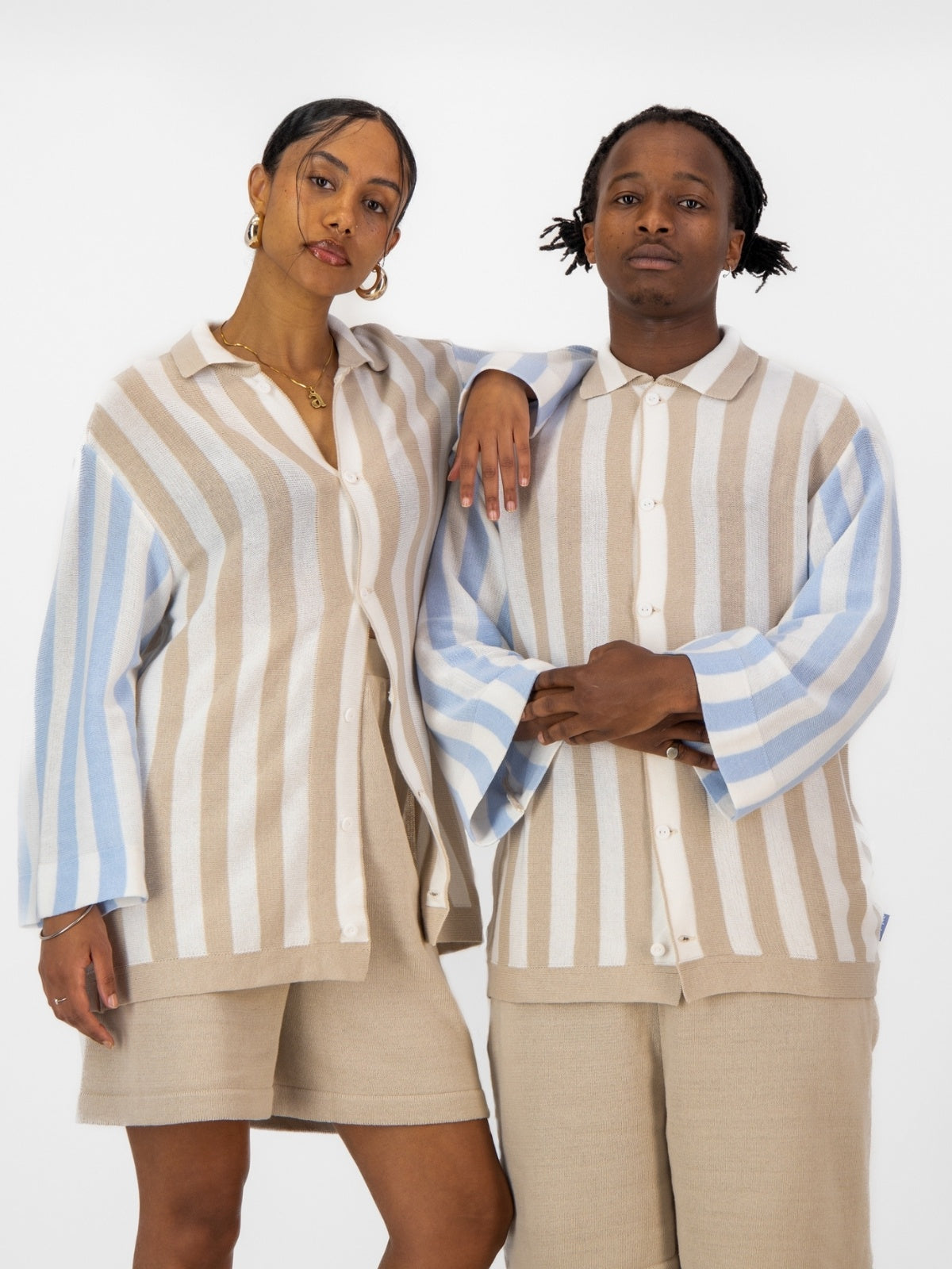 Knitted Stripe Bowler