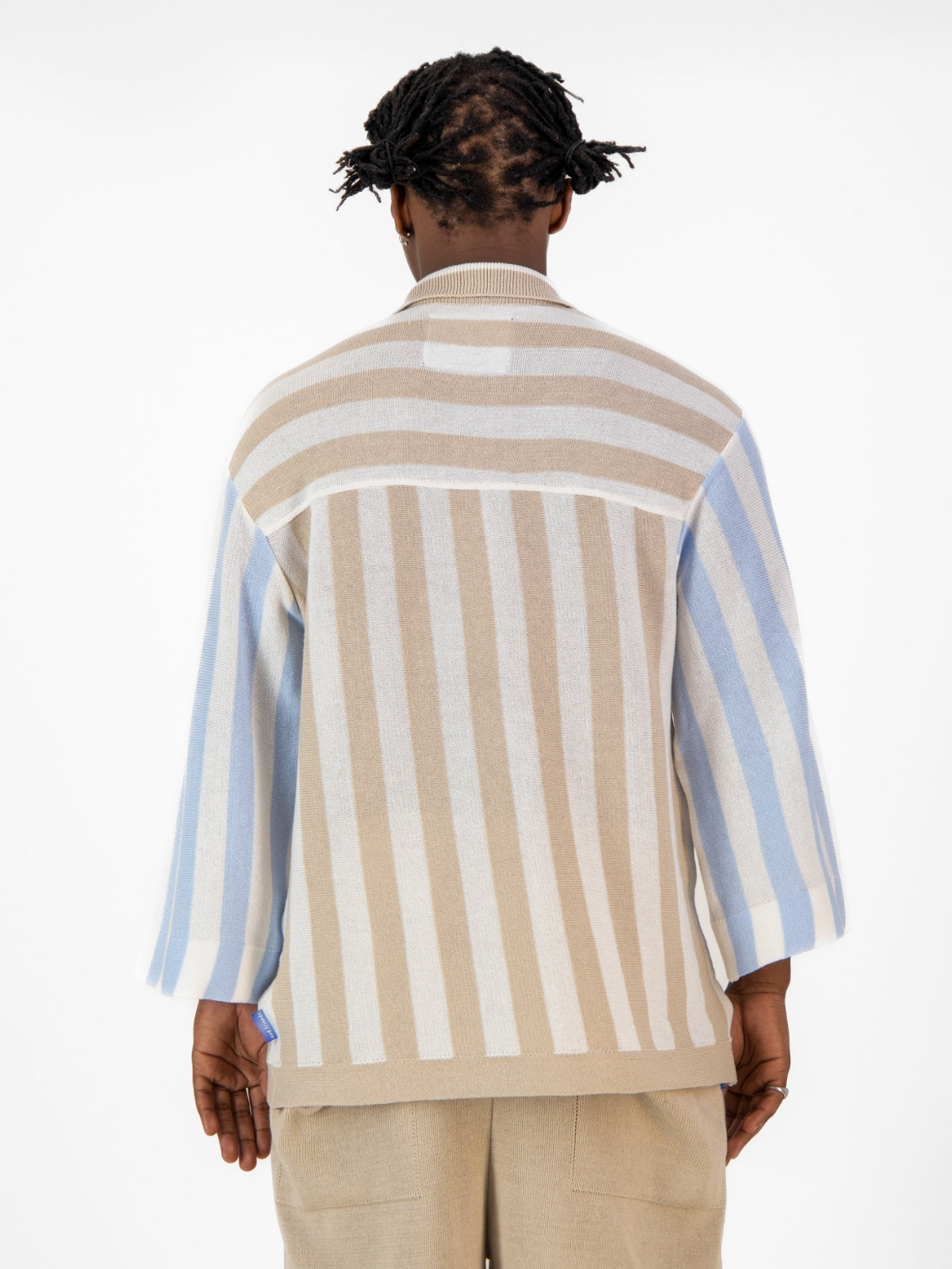 Knitted Stripe Bowler