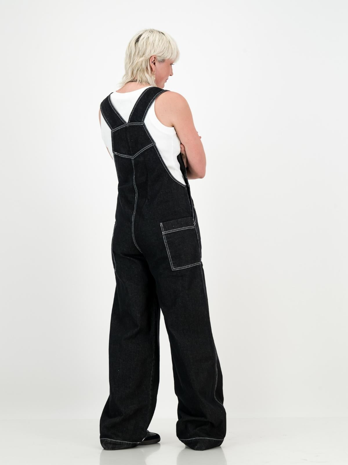 Utility Dungaree - Black