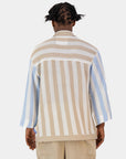 Knitted Stripe Bowler (oversized)