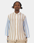 Knitted Stripe Bowler (oversized)