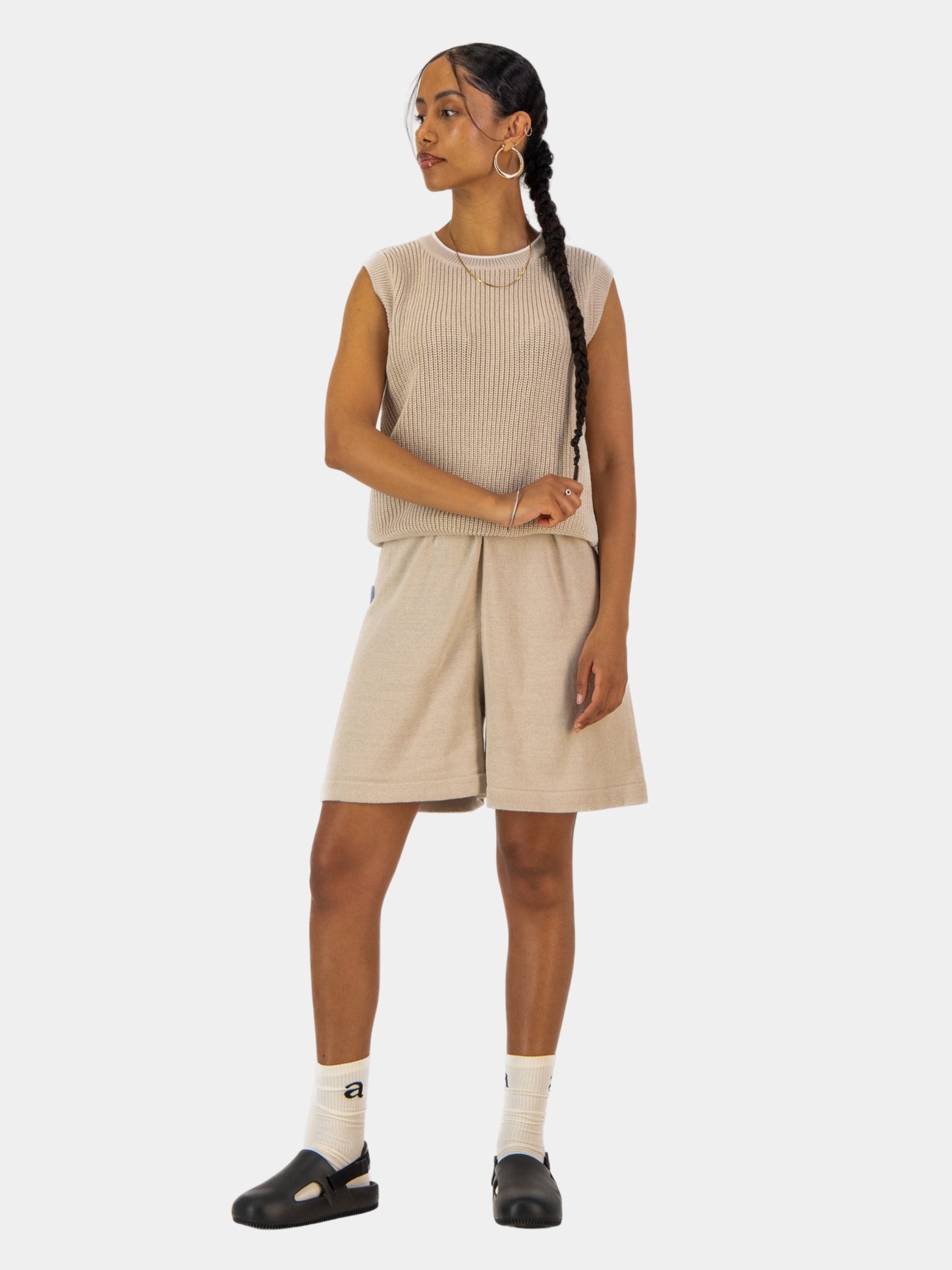 Knitwear Vest - Stone