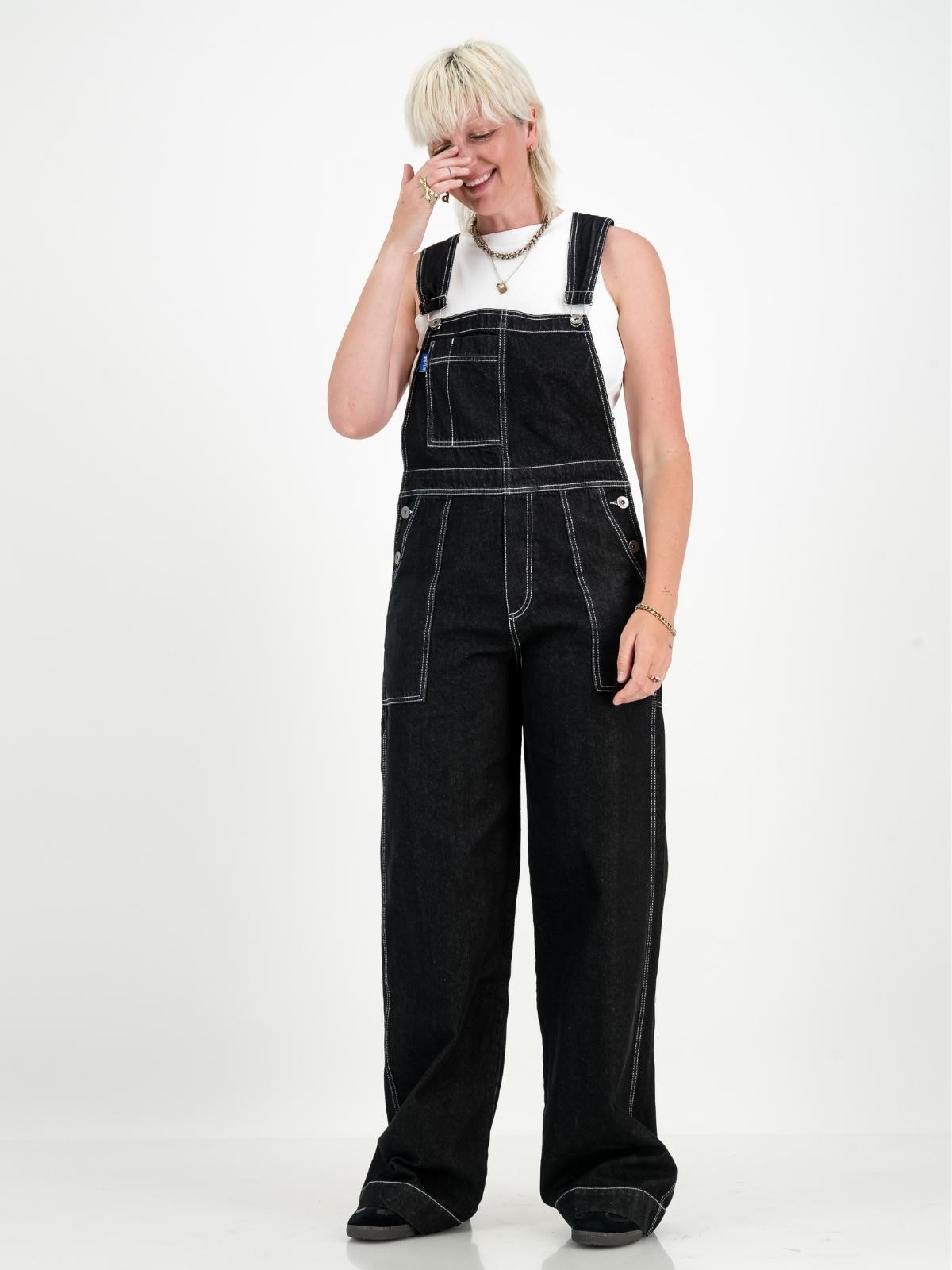 Utility Dungaree - Black