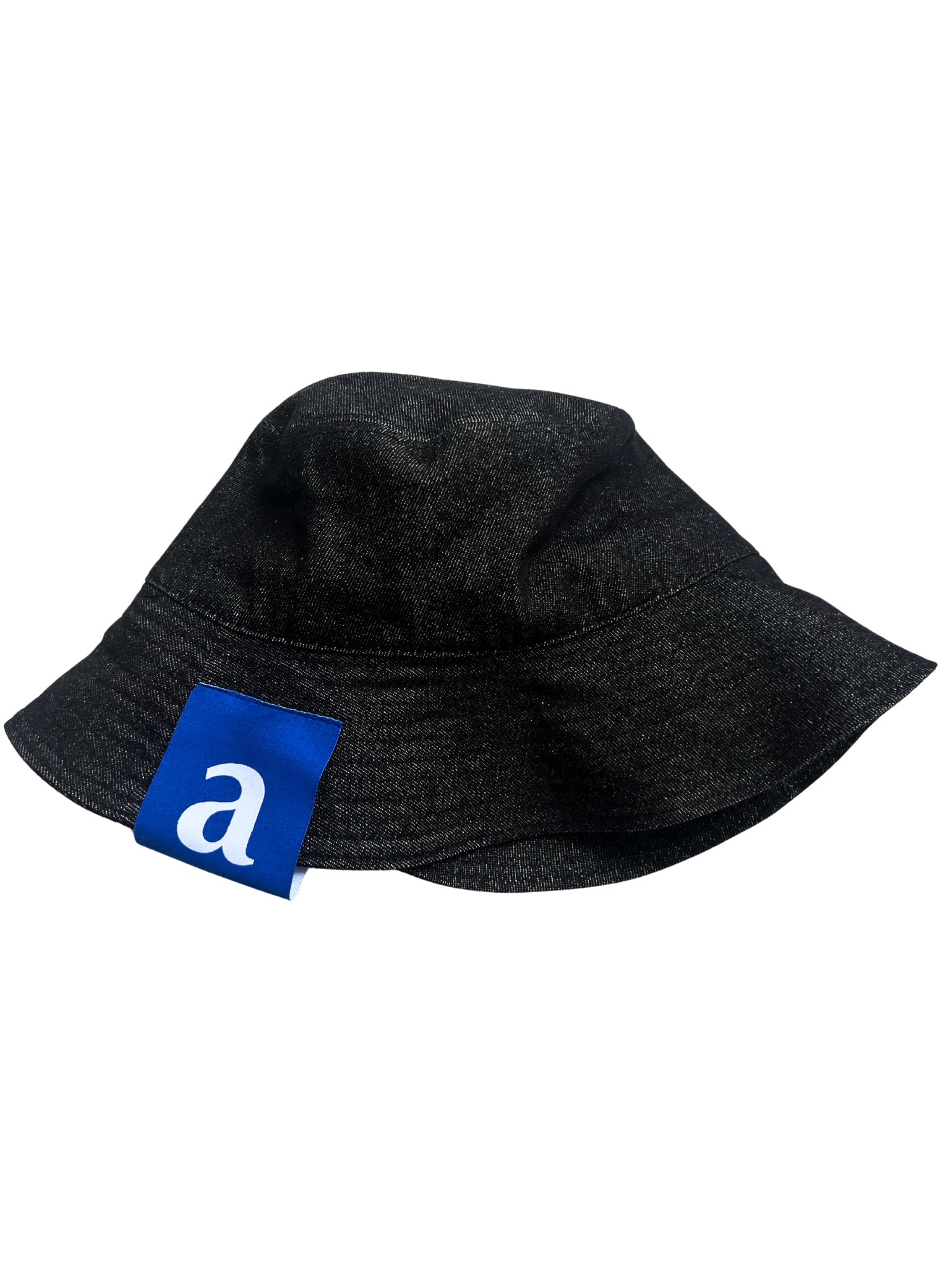 Washed Black Denim Bucket Hat