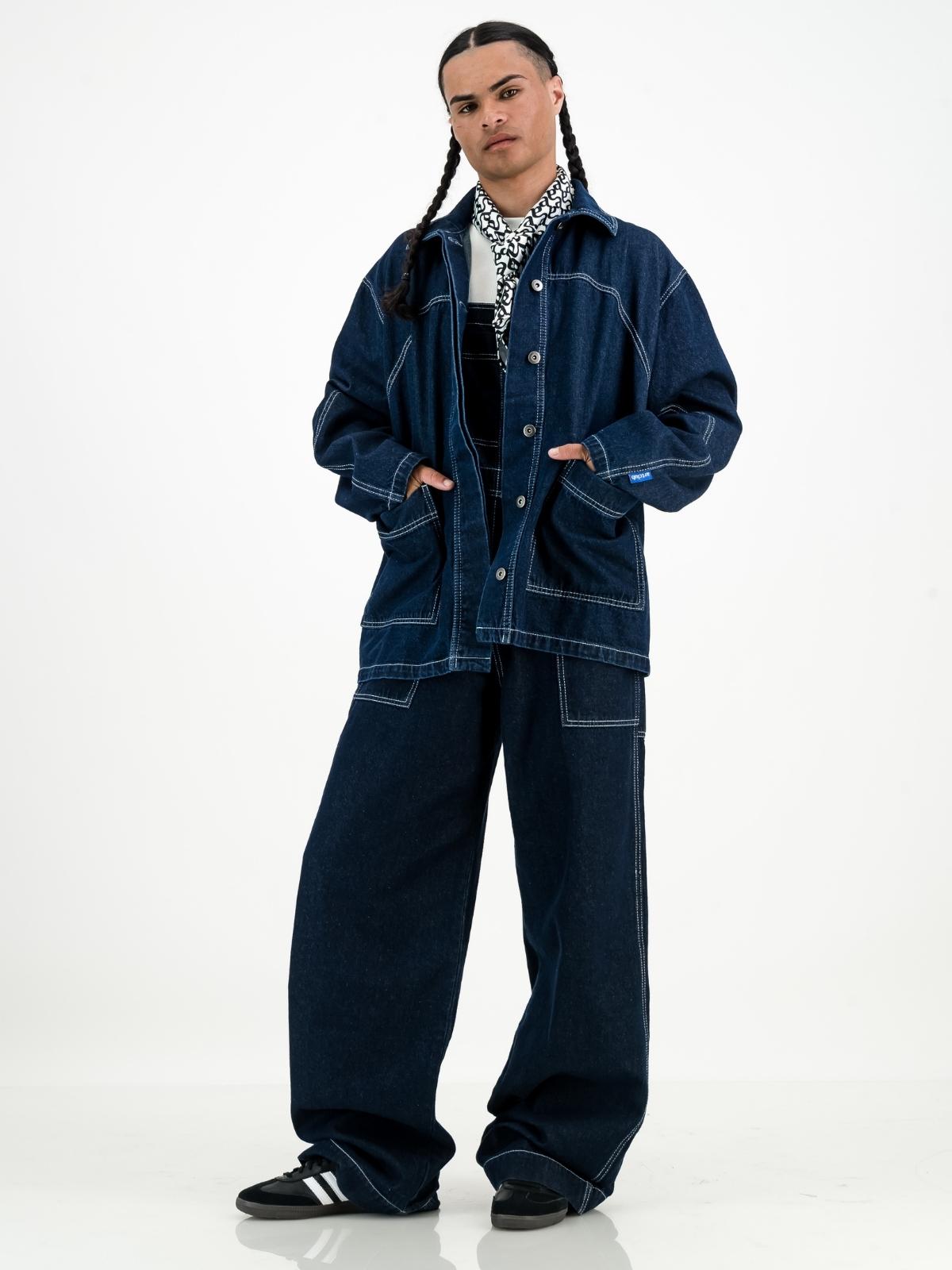 Utility Dungaree - Indigo