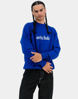Embroidered Logo Sweater Royal