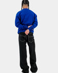 Embroidered Logo Sweater Royal