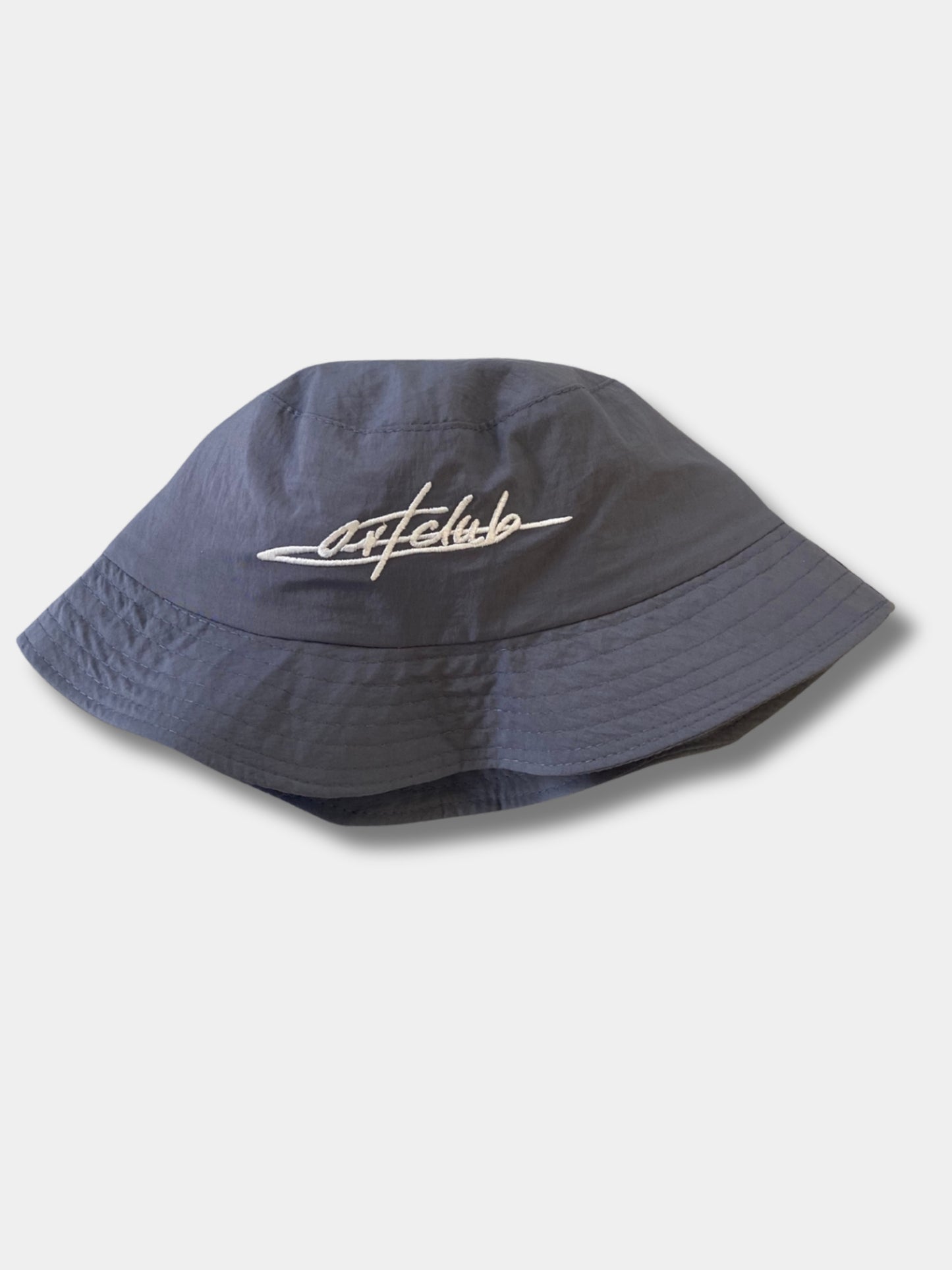 Grey Taslon Bucket Hat