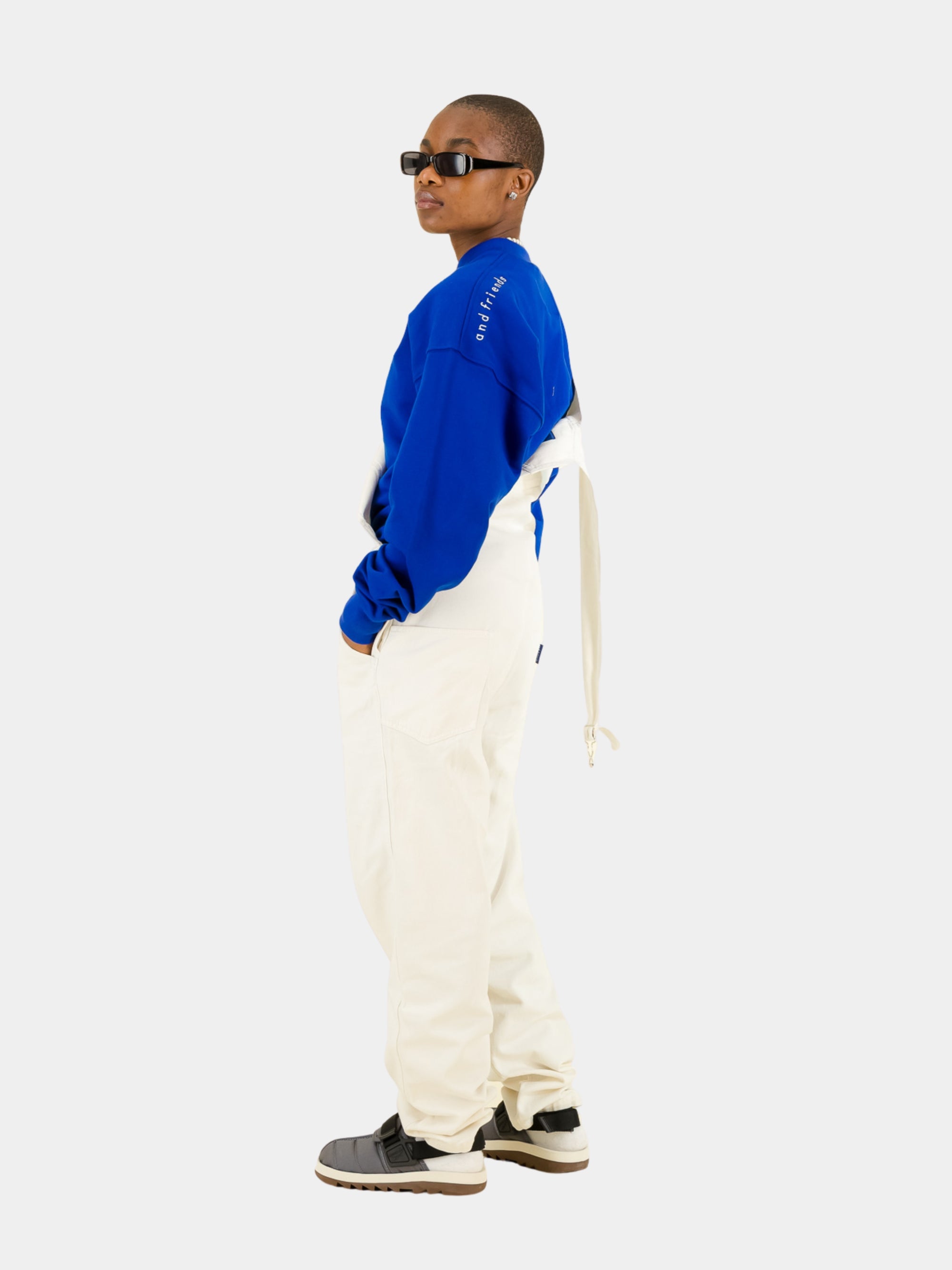 Embroidered Logo Sweater Royal