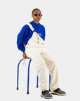 Embroidered Logo Sweater Royal