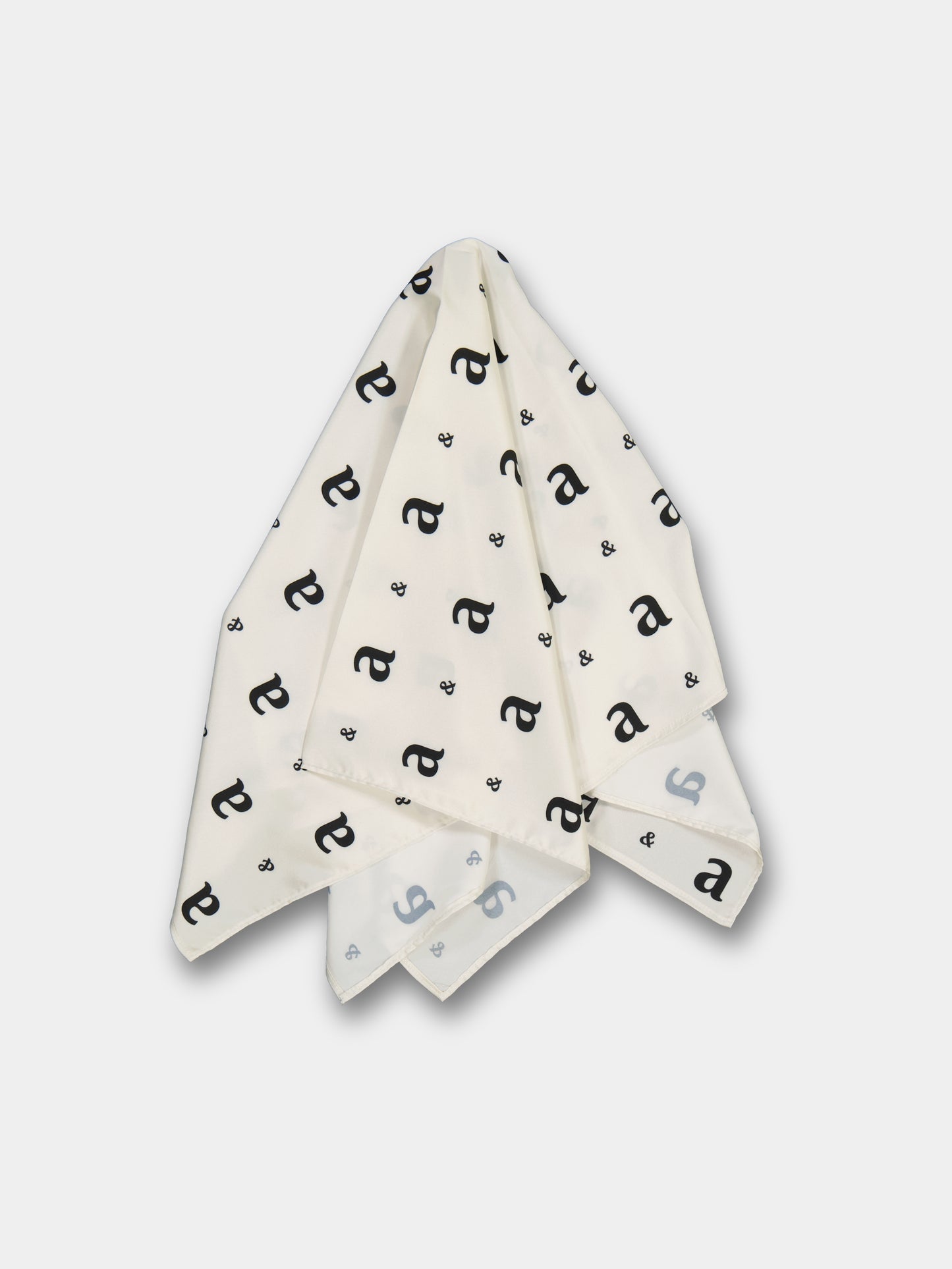 Monogram Satin Scarf