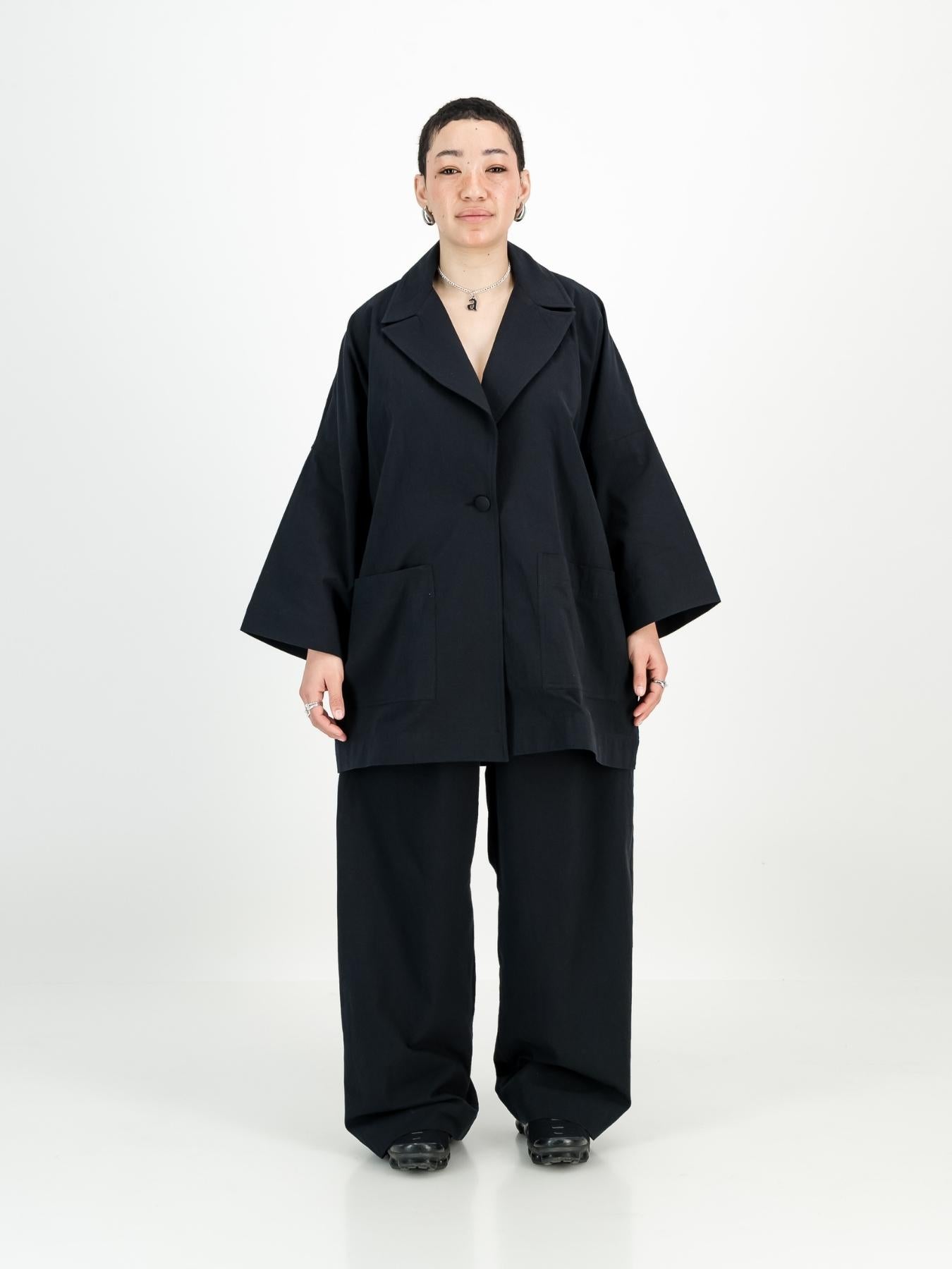 Cocoon Blazer - Kohl