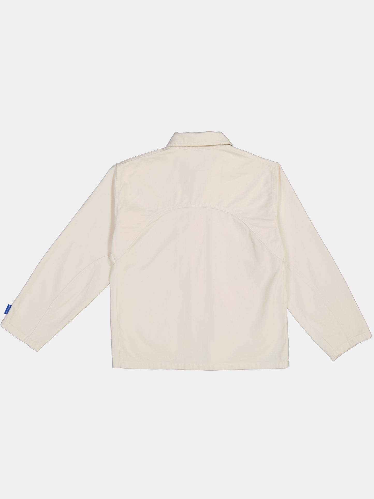 Cropped Engineered Denim Jacket - Natural