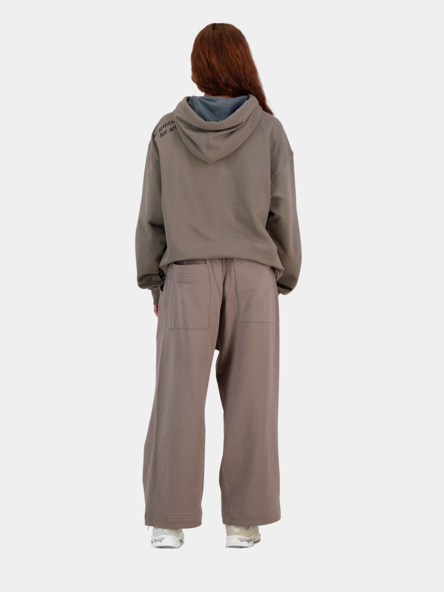 Cropped Cocoon Track - Pebble