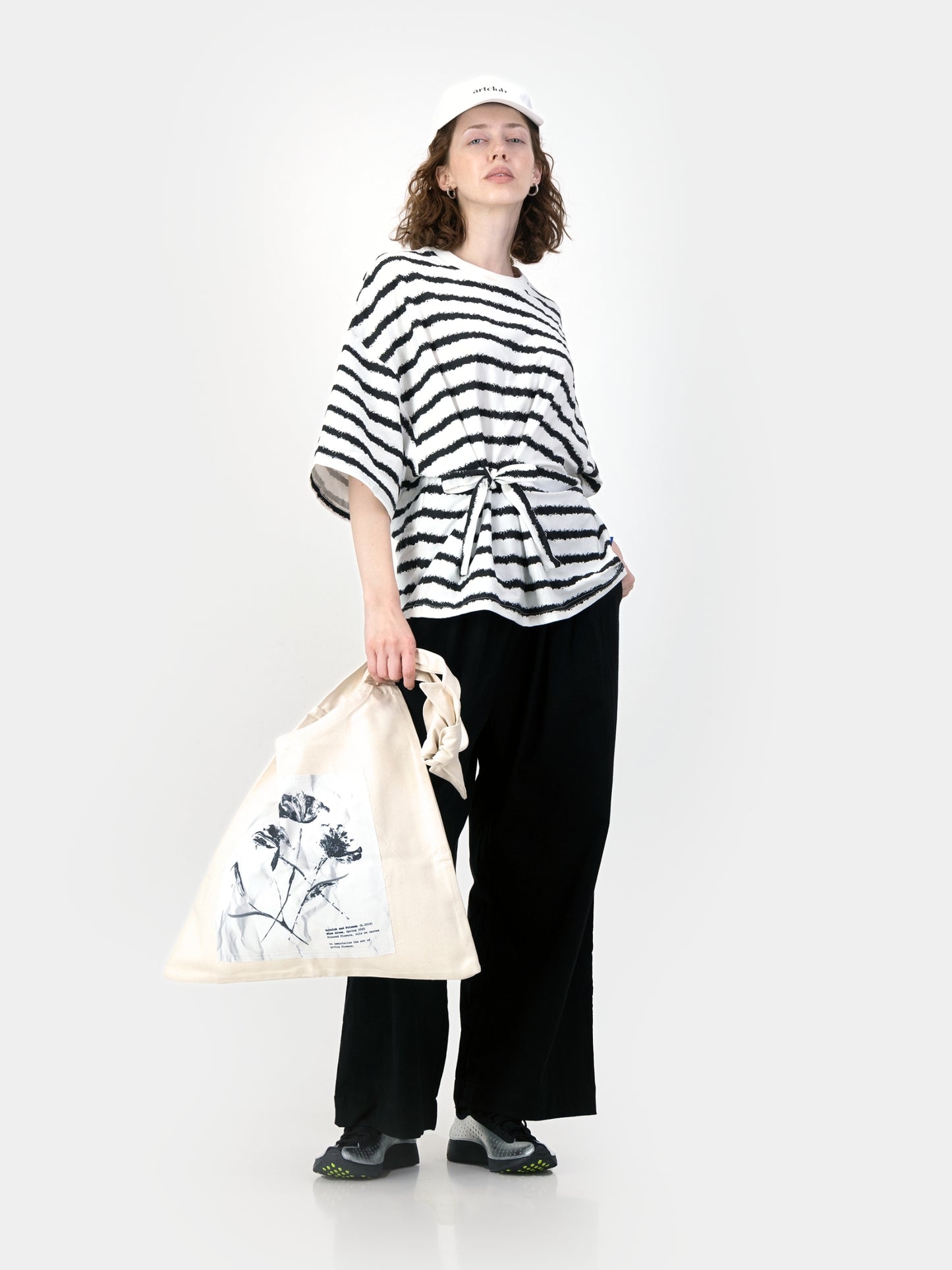 Nine Lives Tie Tote