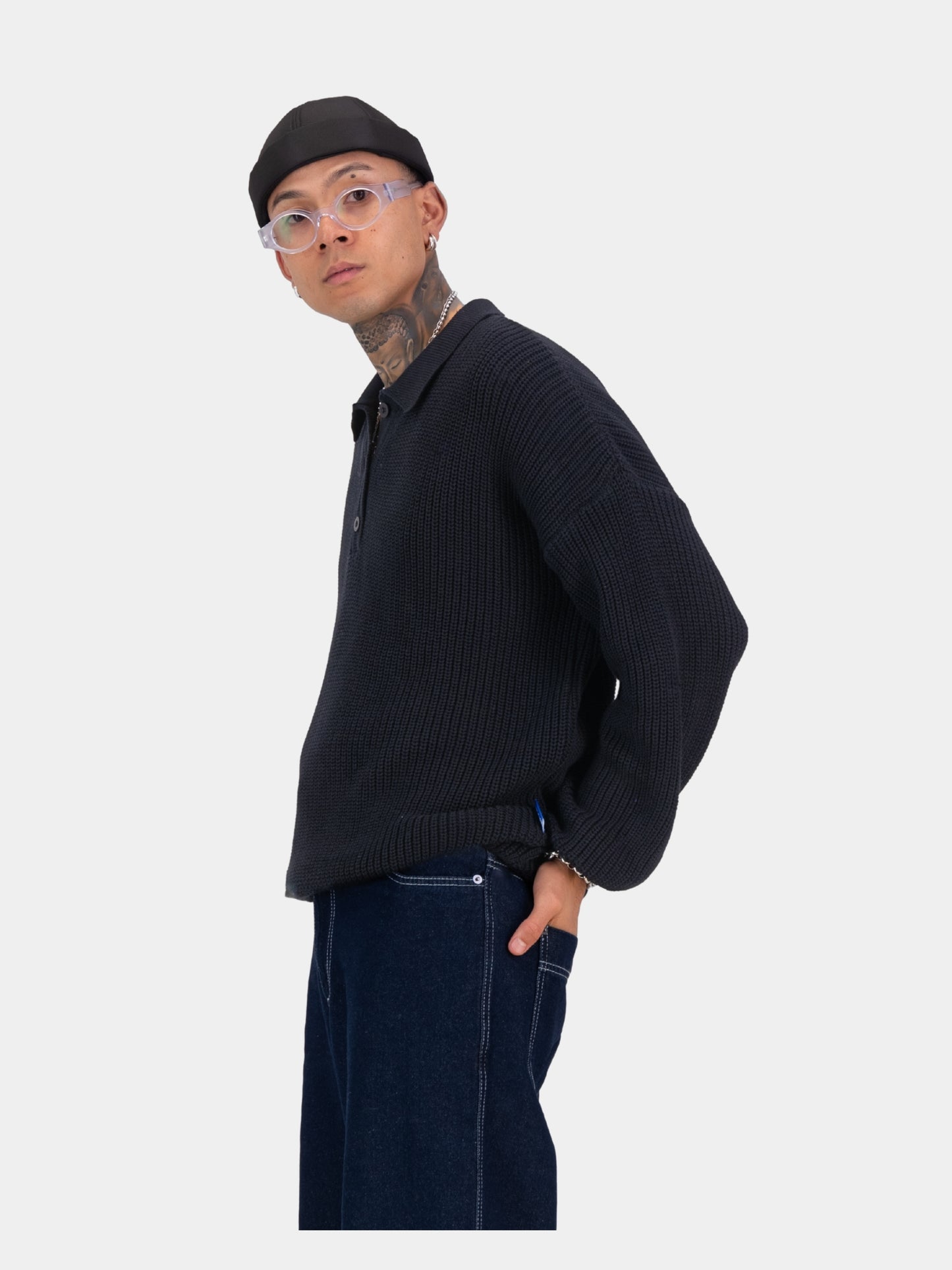 Knit Golfer - Black