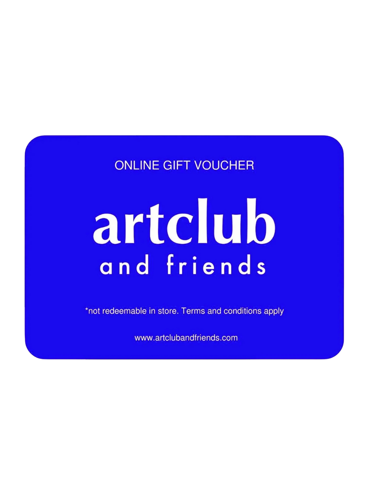Artclub Gift Voucher
