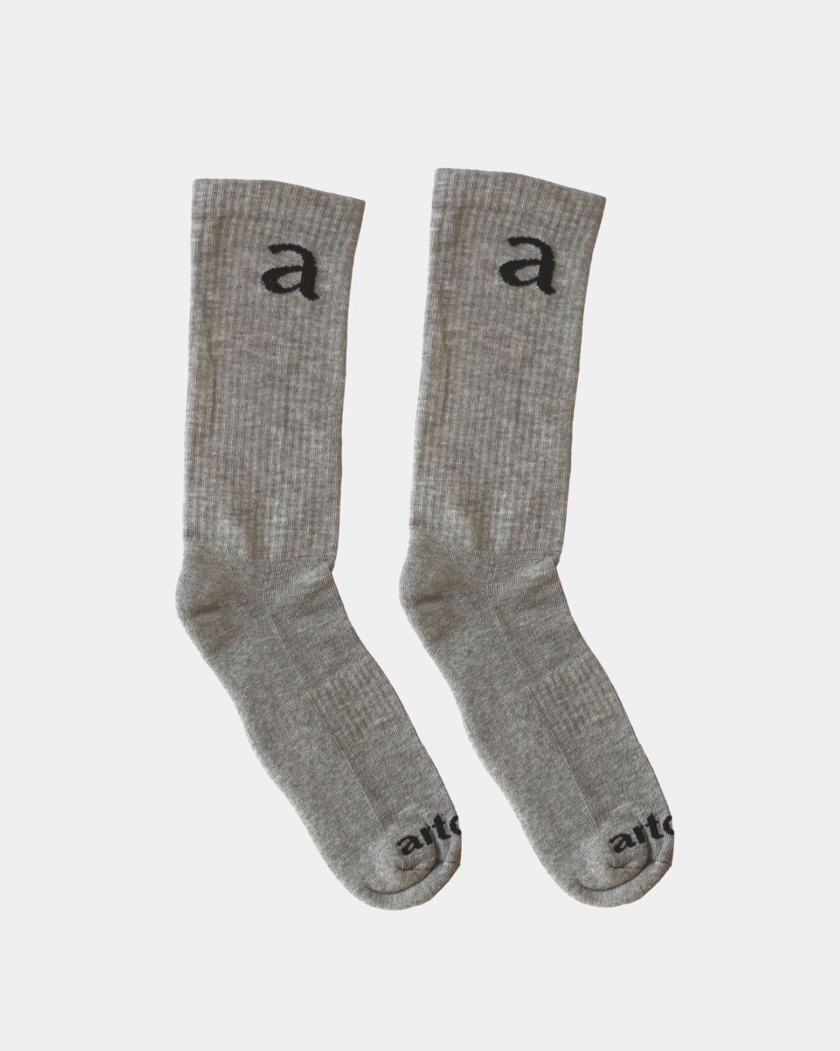 Grey Crew Socks