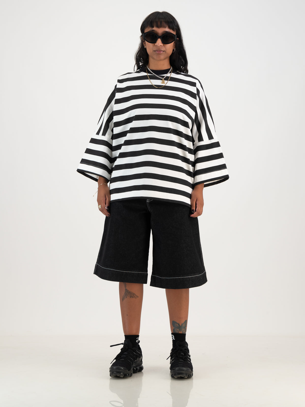 ¾ Autograph Stripe Tee – Artclub and Friends