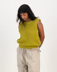 Knitwear Vest - Chartreuse
