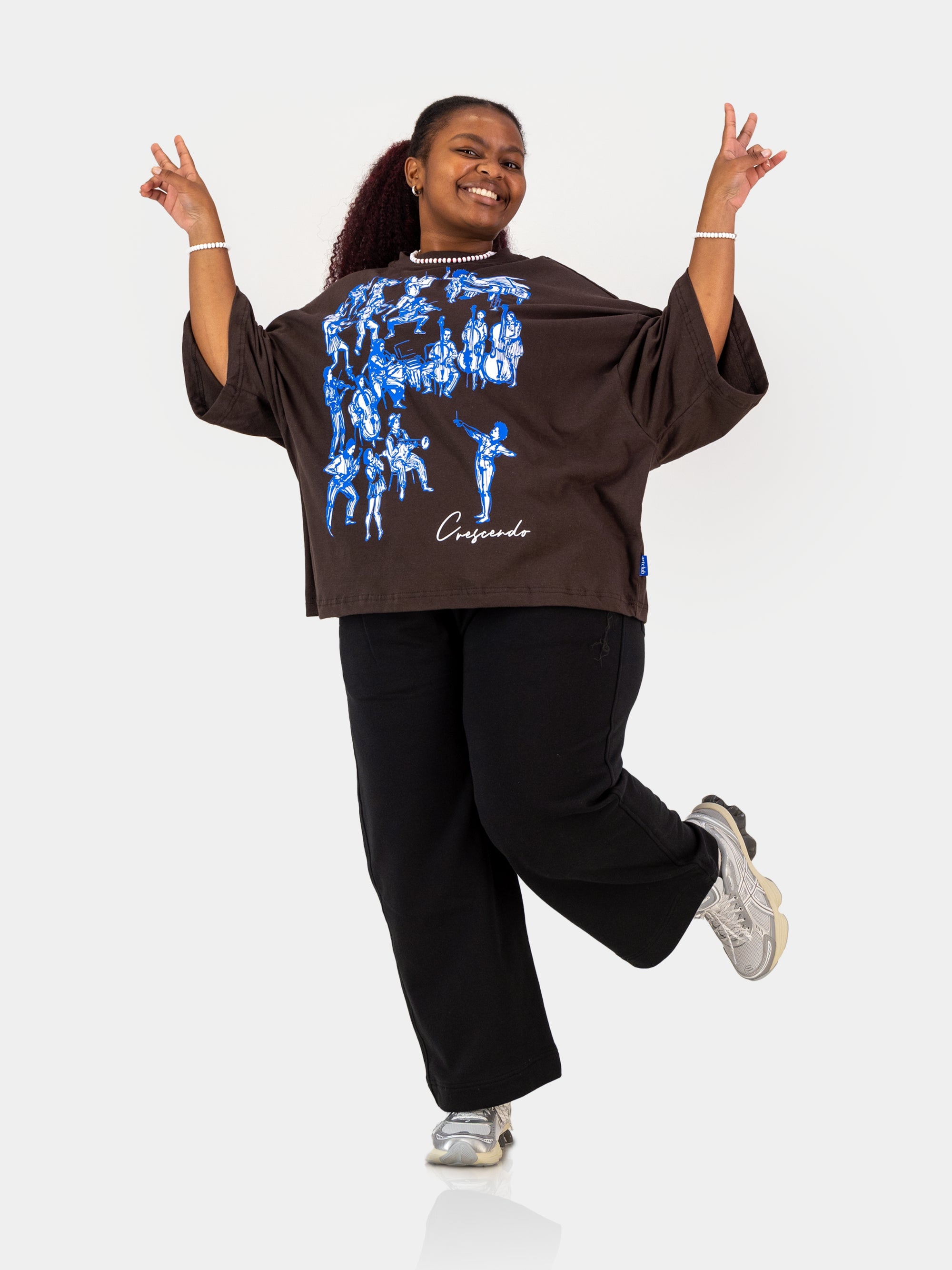 Crescendo Wide Crop Tee
