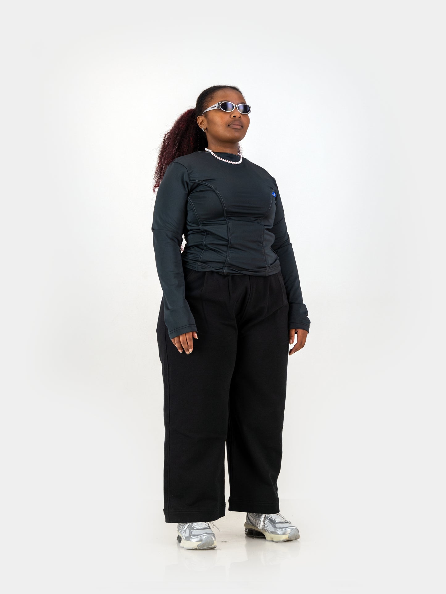 Long Sleeve Corset Crop