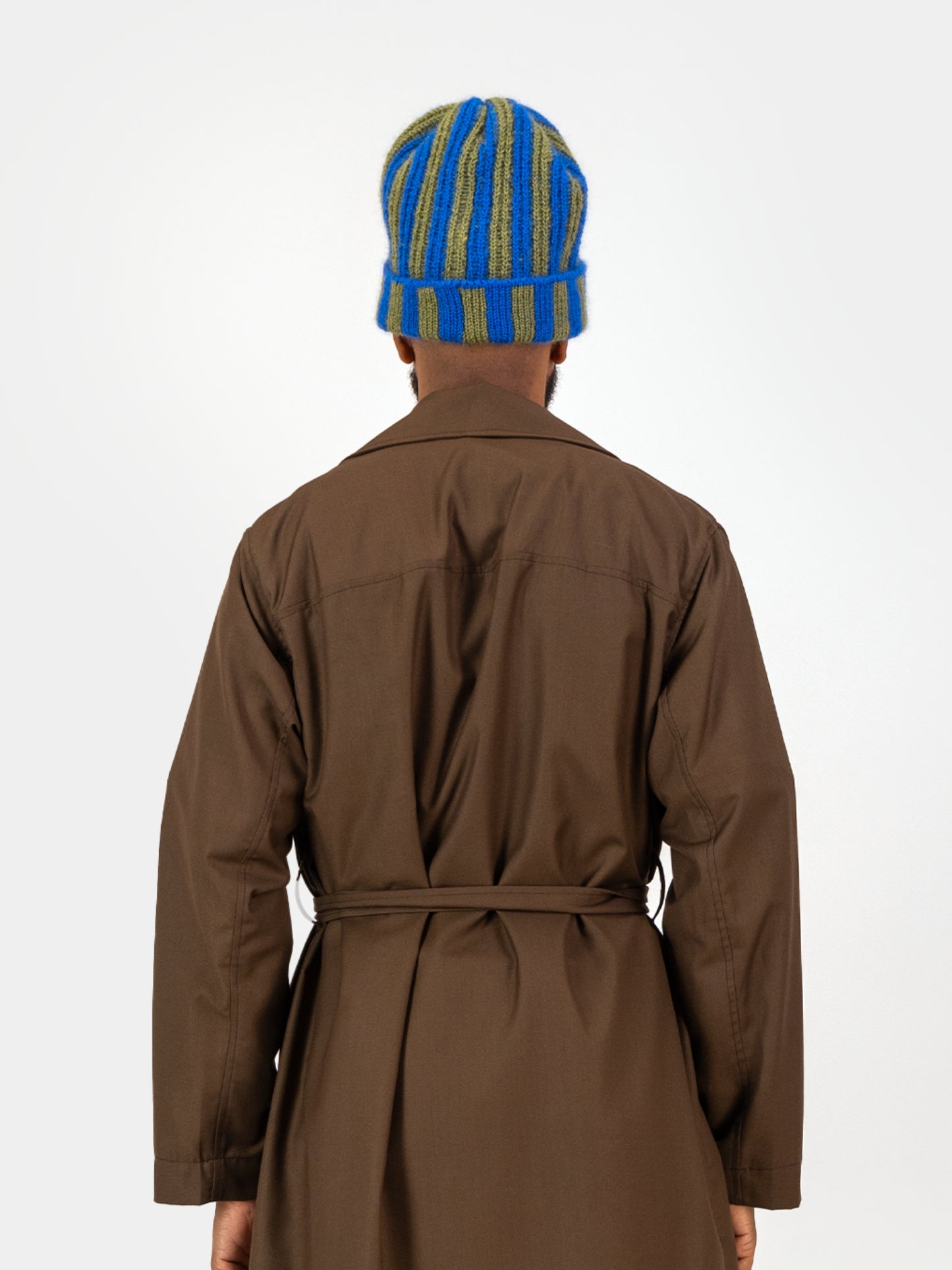 Merino Beanie - Blue and Willow