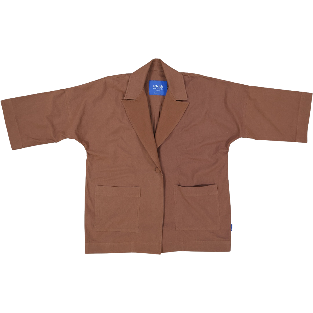 Cocoon Blazer - Clay