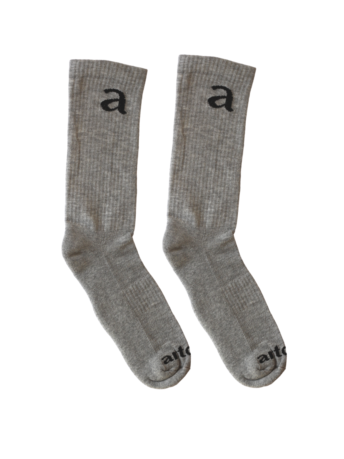 Grey Crew Socks - Artclub and Friends