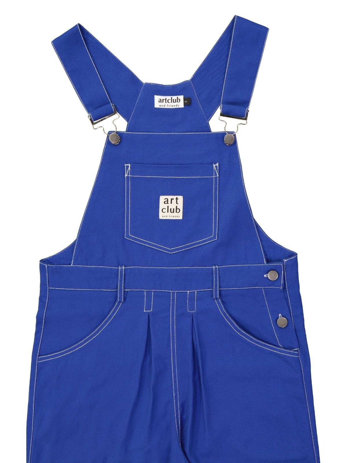 Topstitched Royal Dungaree - Artclub and Friends
