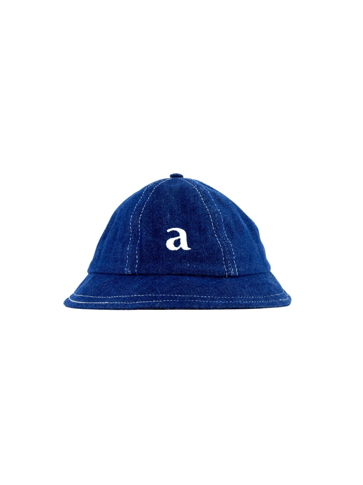 Kids Topstitched Indigo 6 Panel