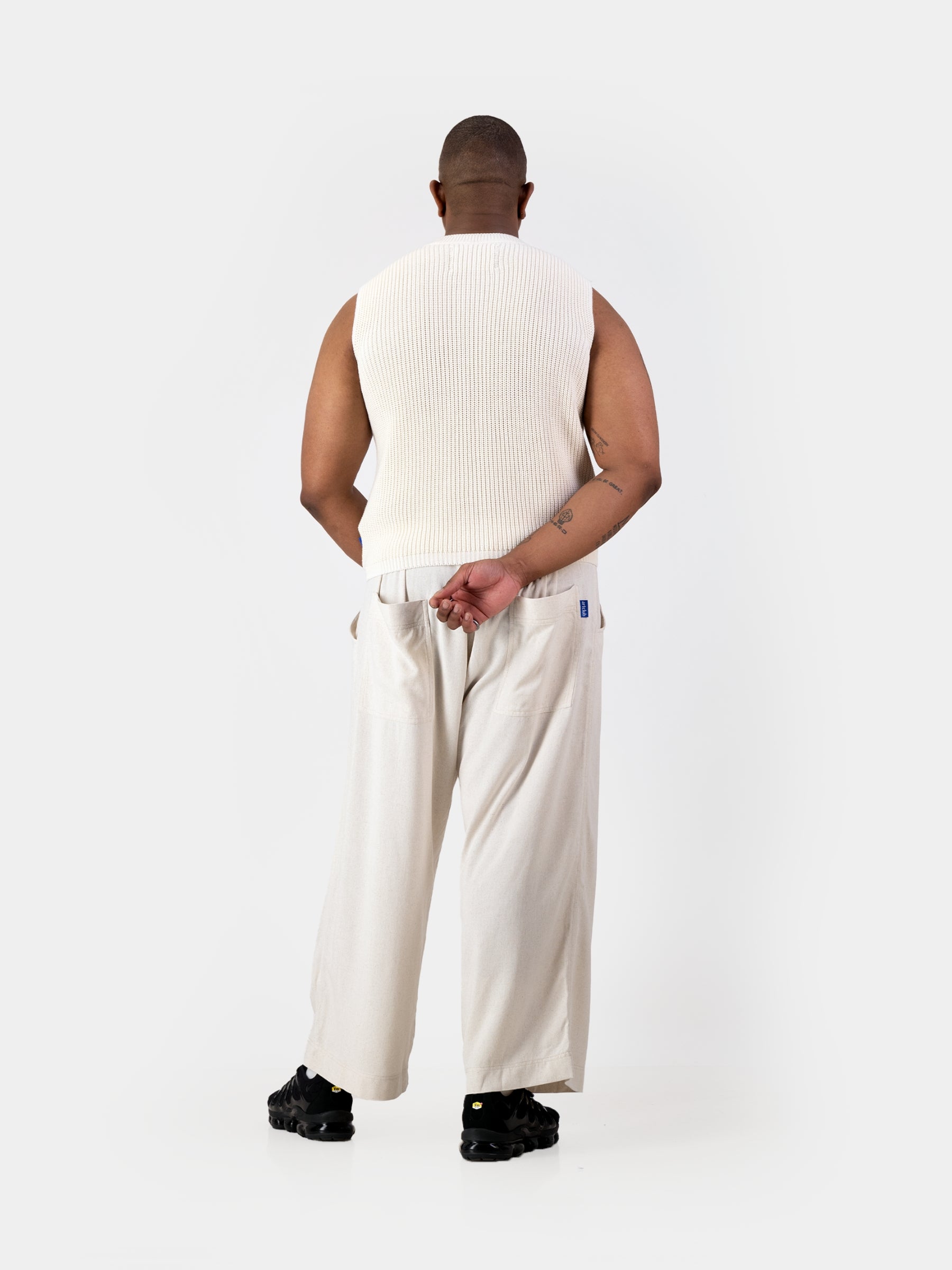 Knitwear Vest - Ecru/Linen
