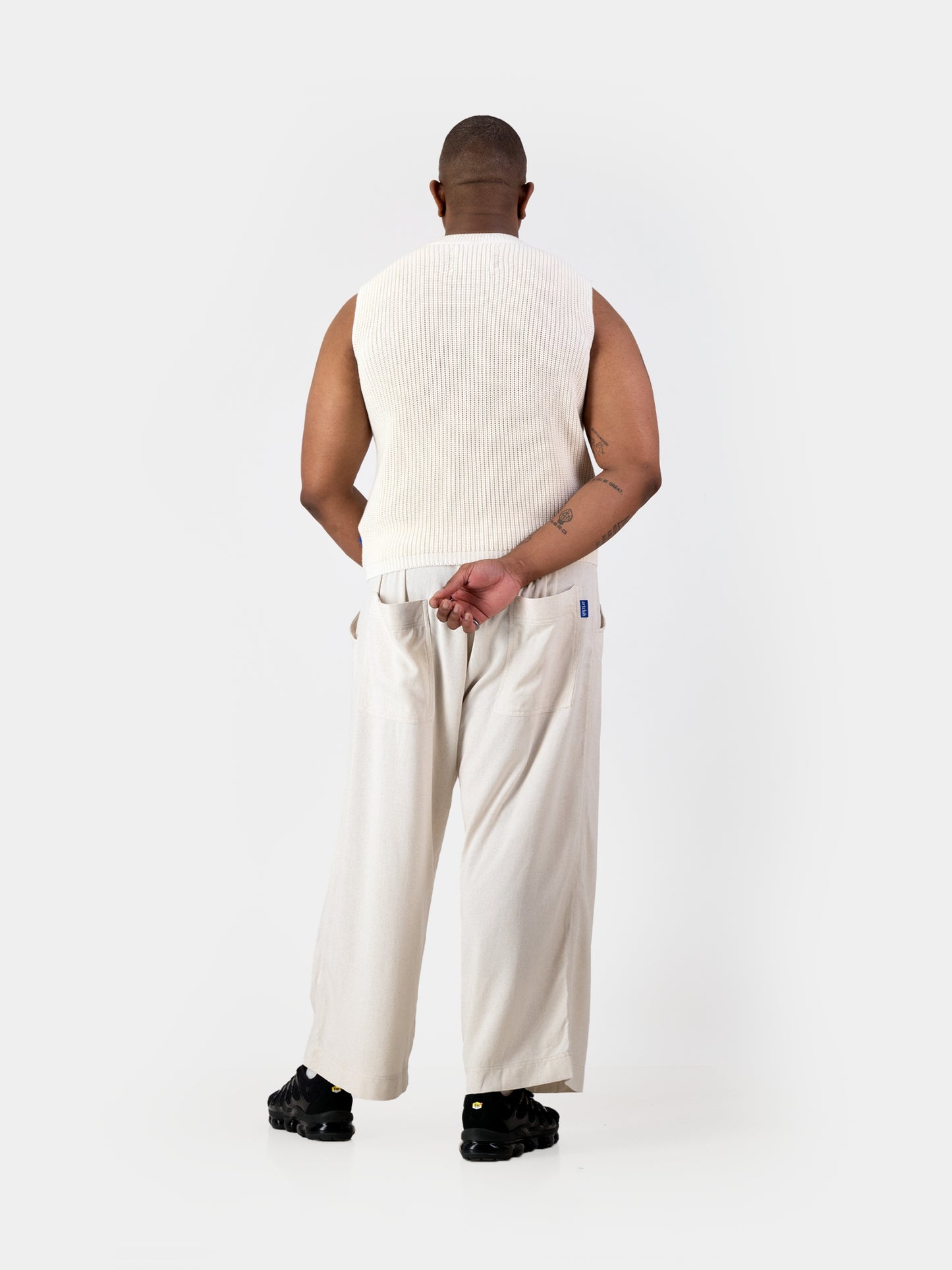 Knitwear Vest - Ecru/Linen