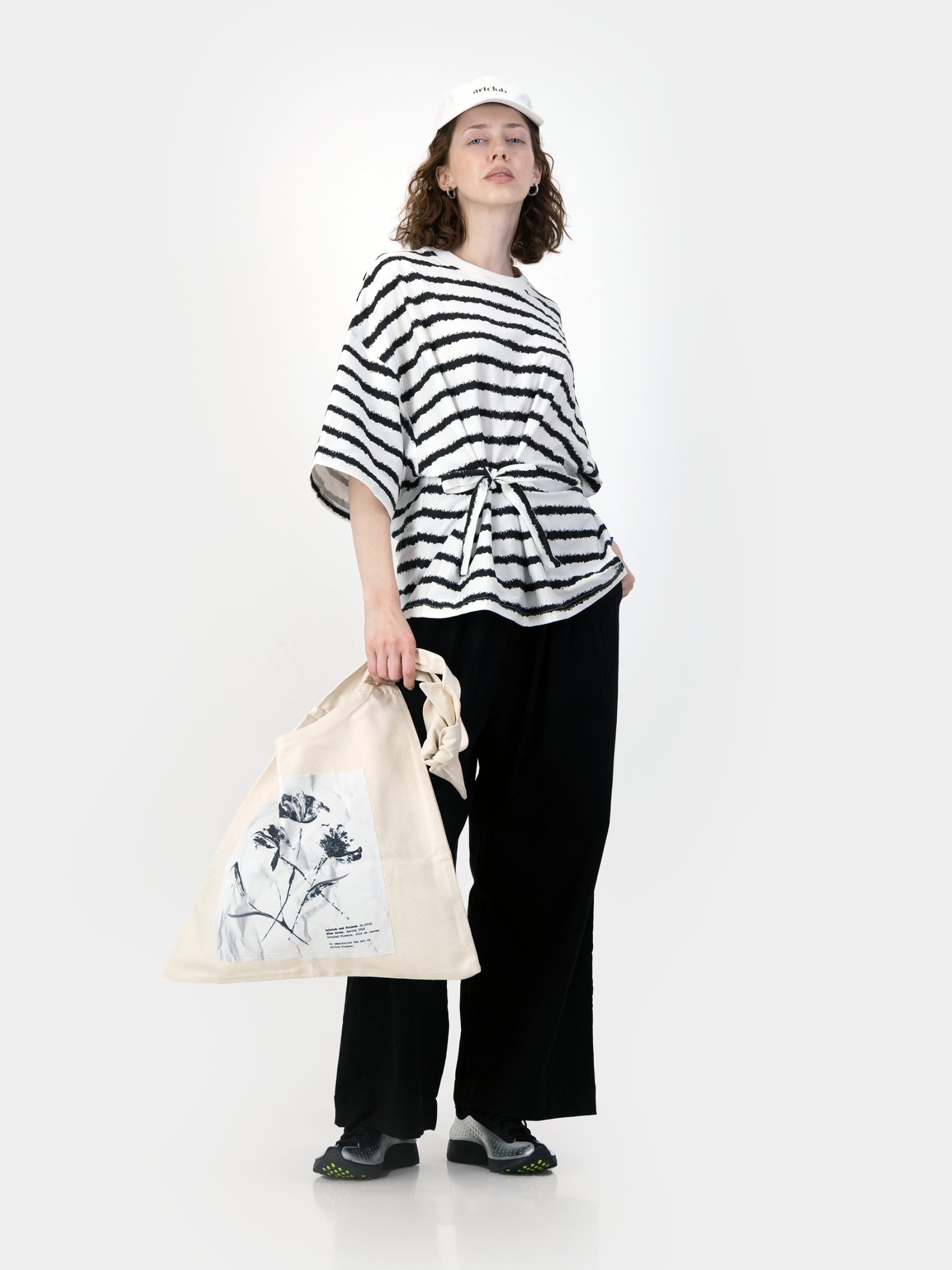 Stripe Tie Tee