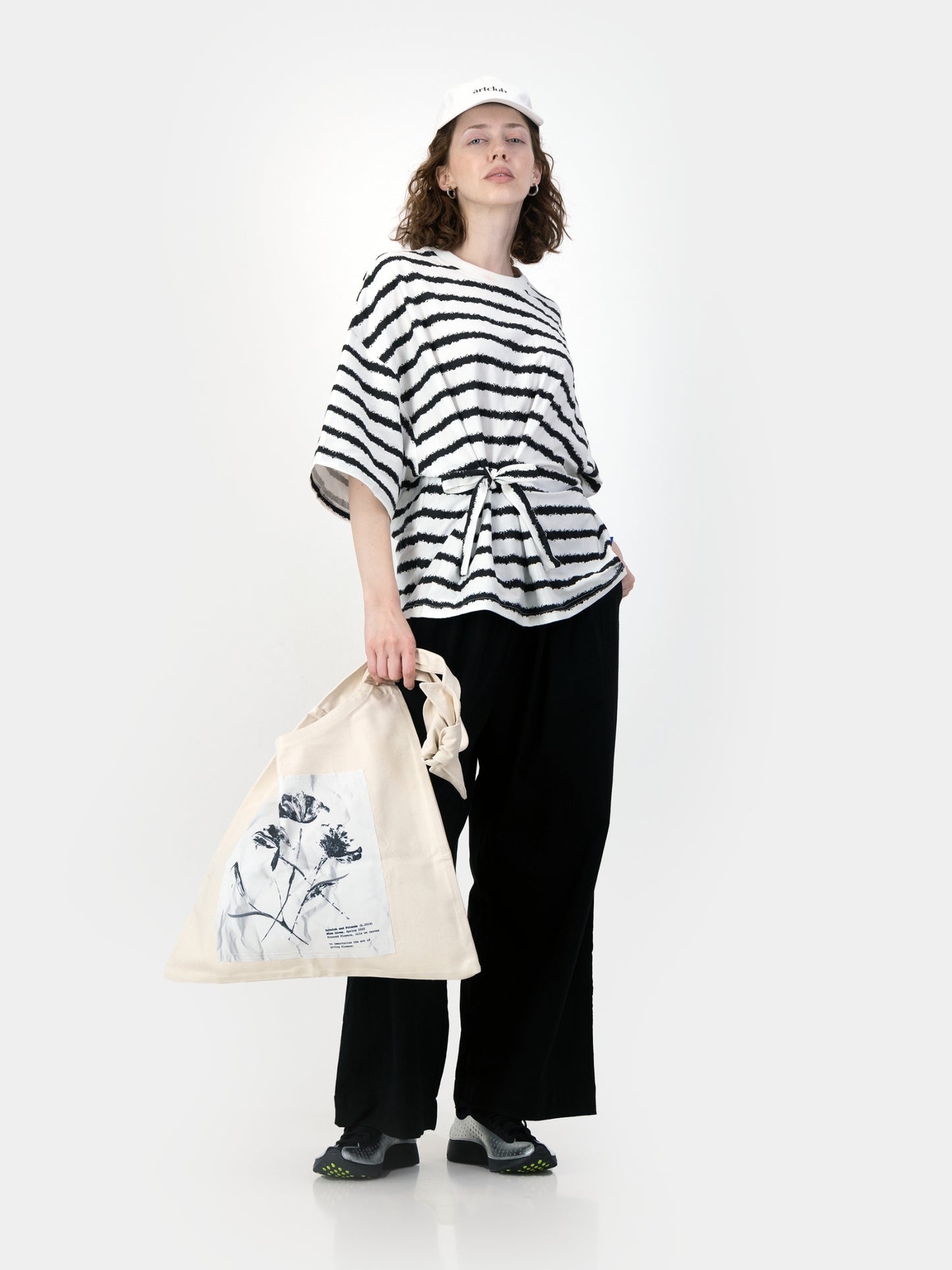 Stripe Tie Tee