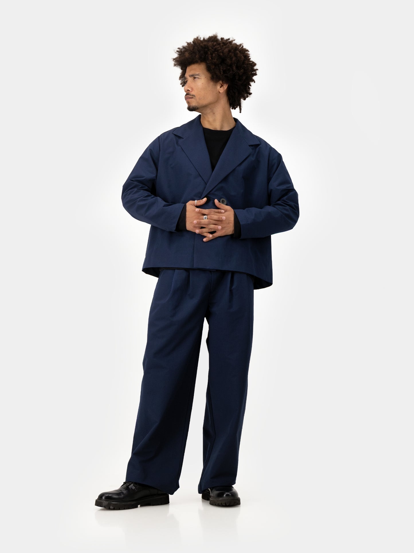 The Uniform Suit Trouser - Navy