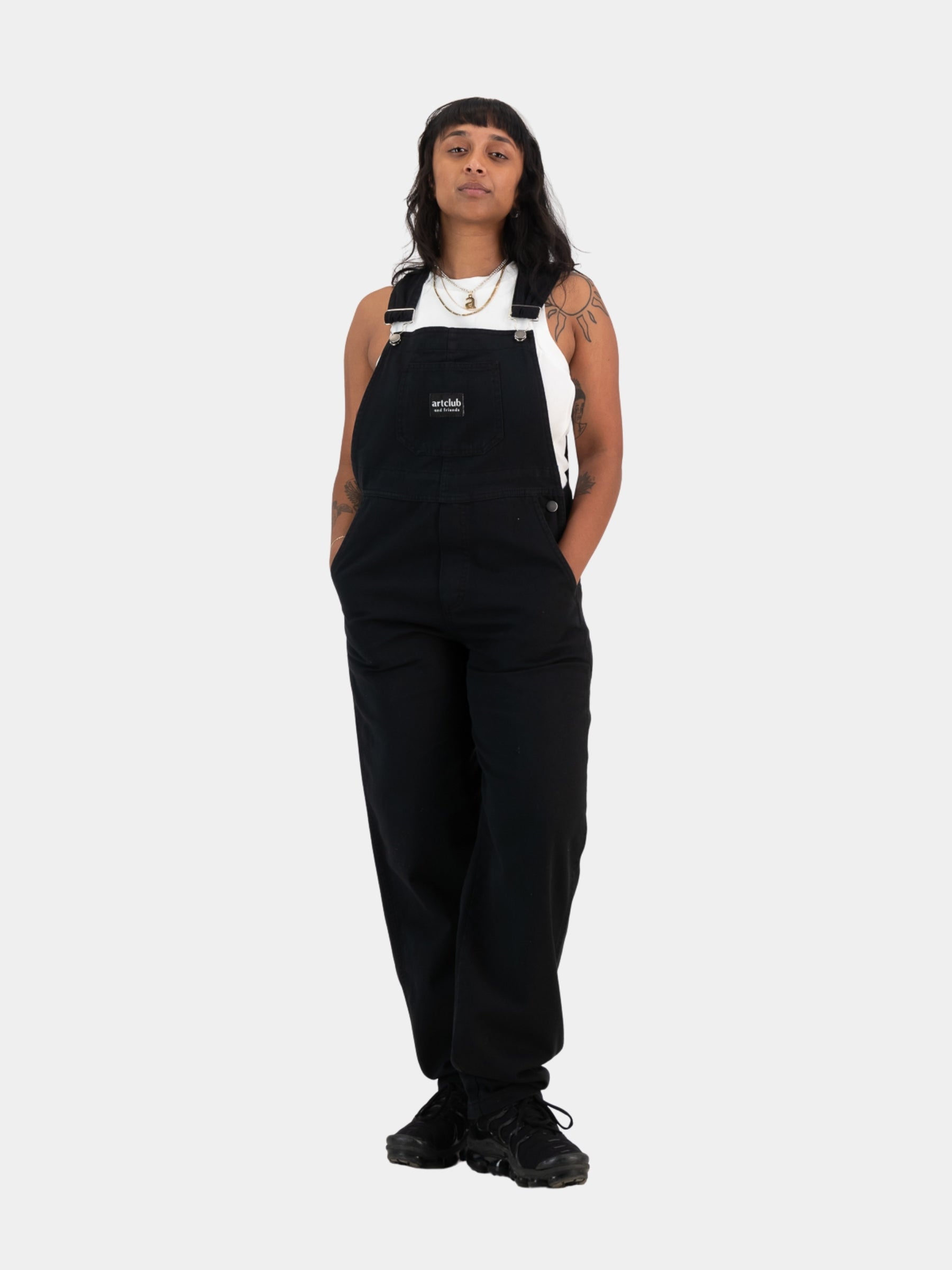 Mileage Black Dungaree