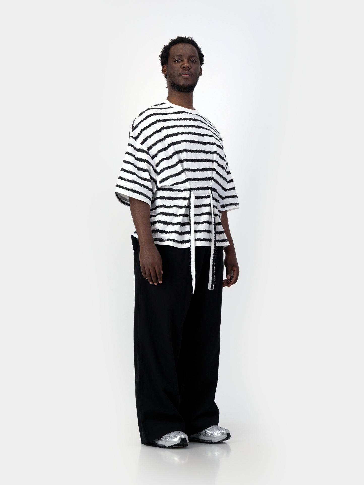 Stripe Tie Tee