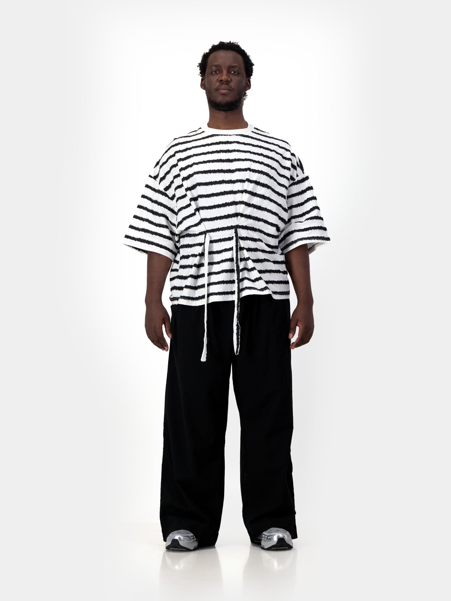 Stripe Tie Tee