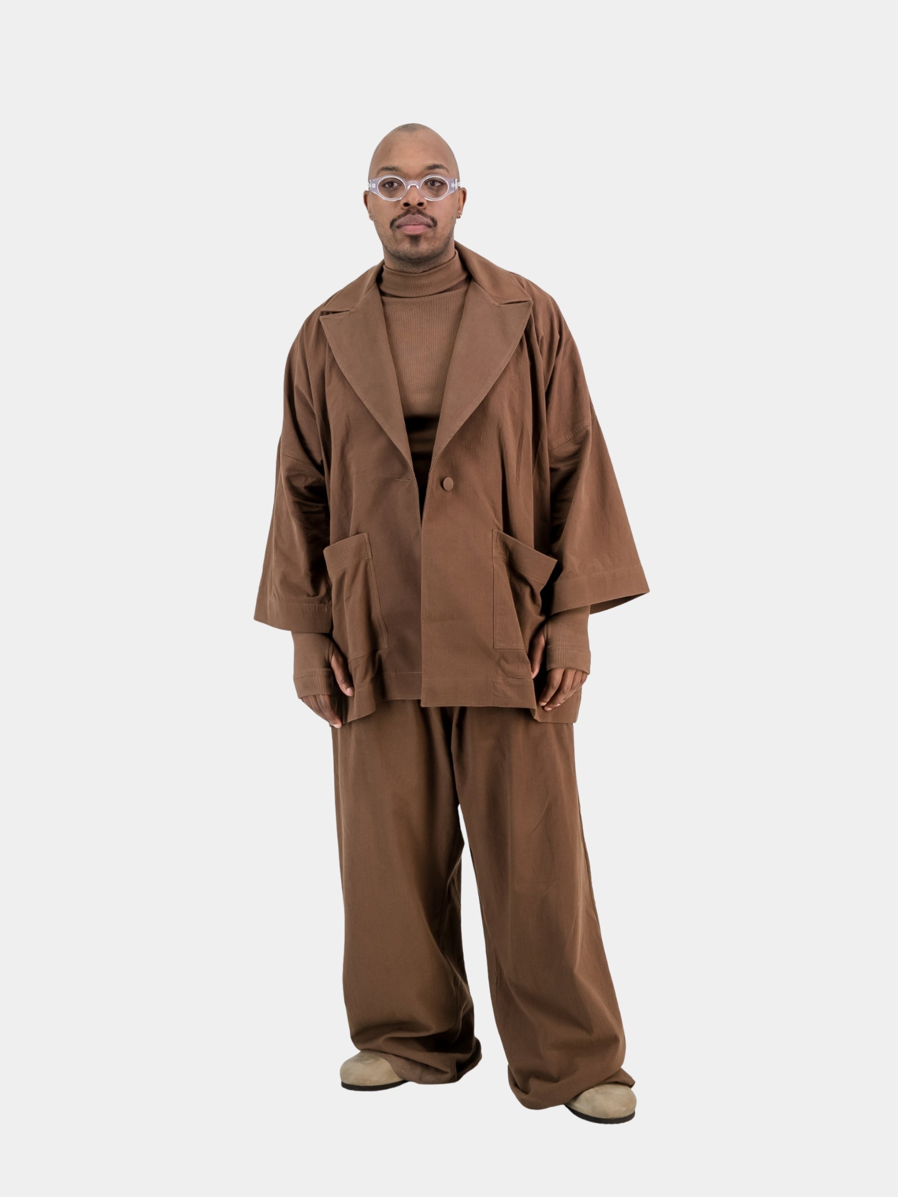 Cocoon Blazer - Clay