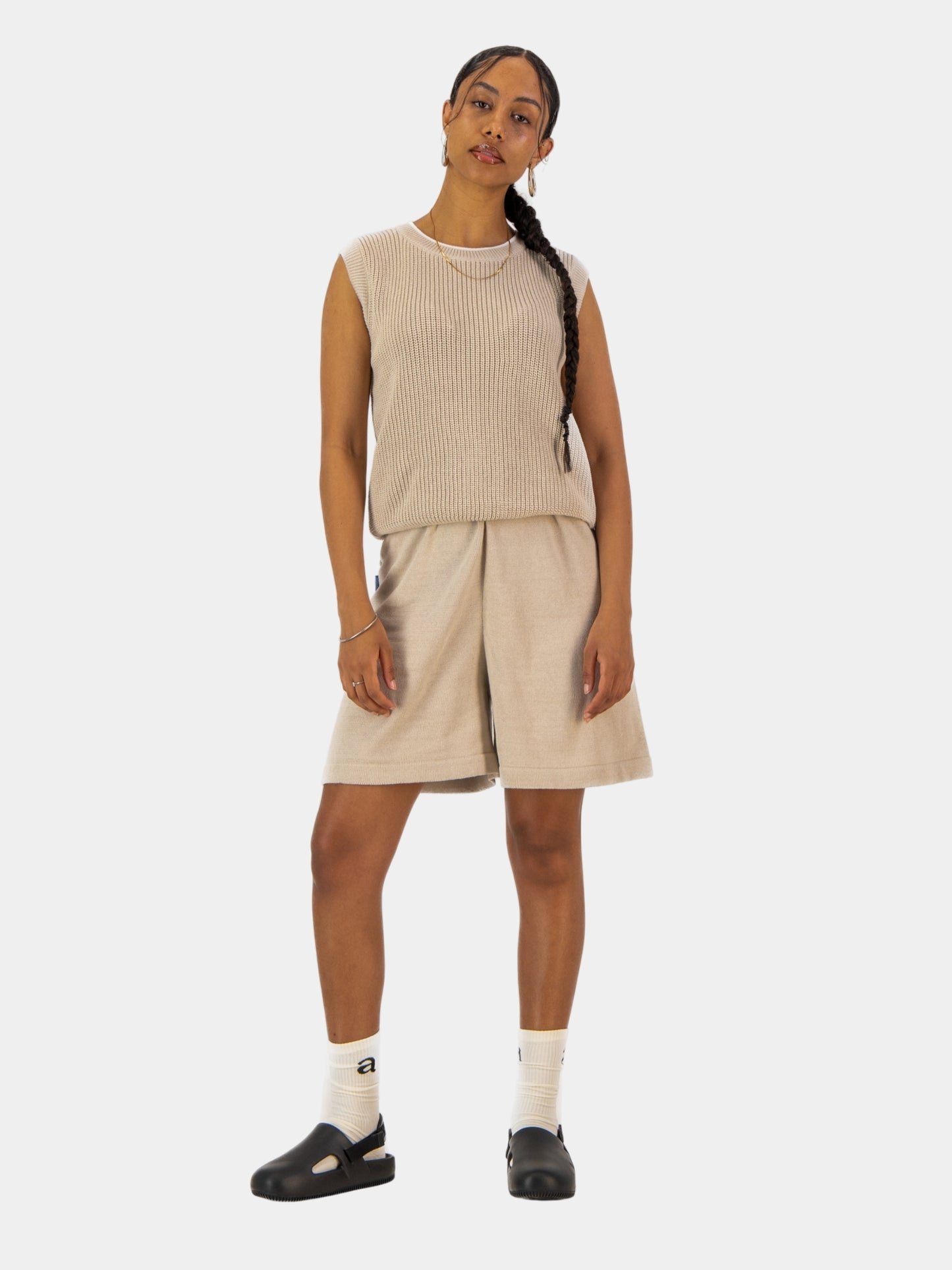 Knitwear Vest - Stone