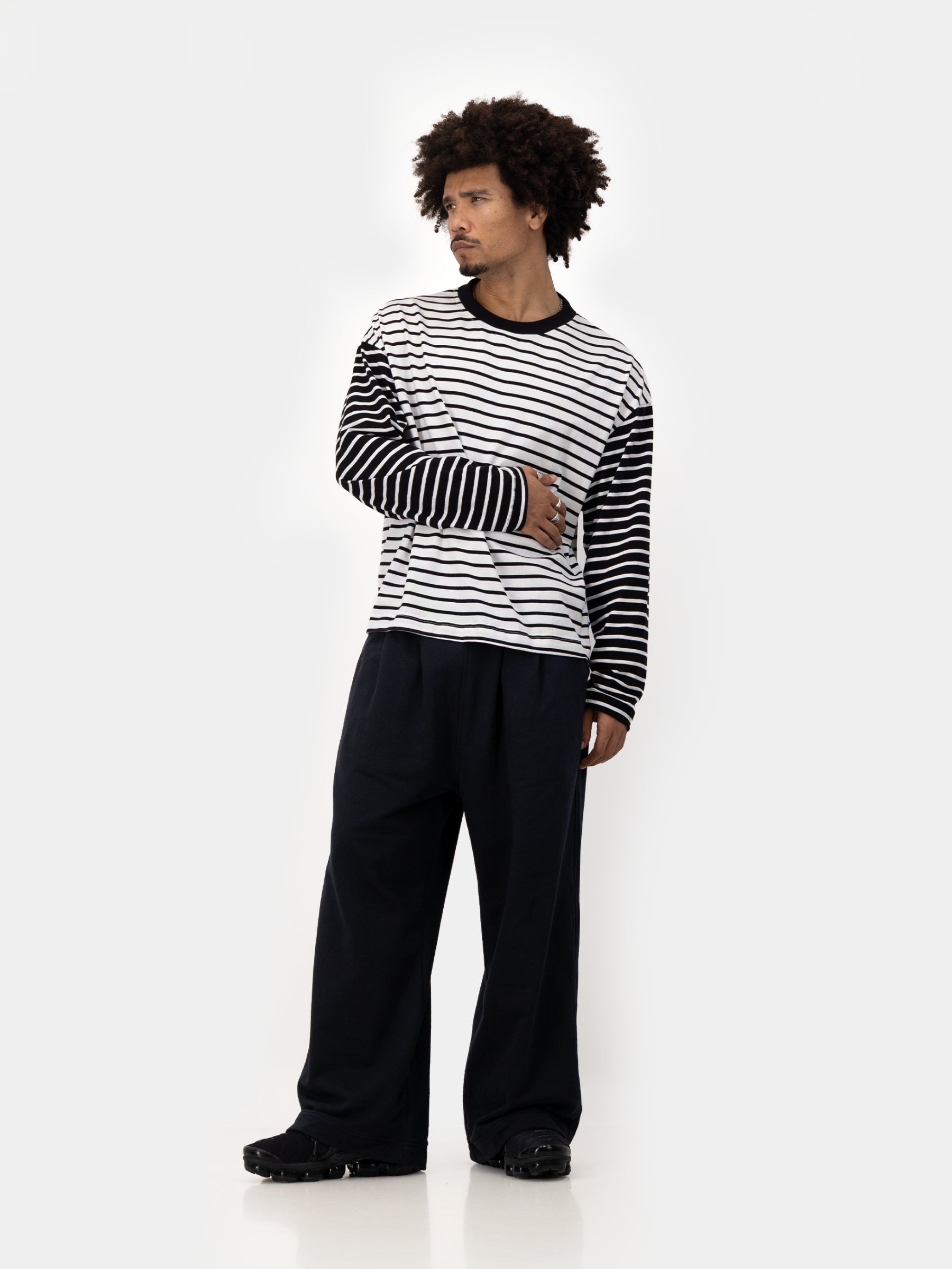 The Uniform Long Sleeve Tee - Stripe