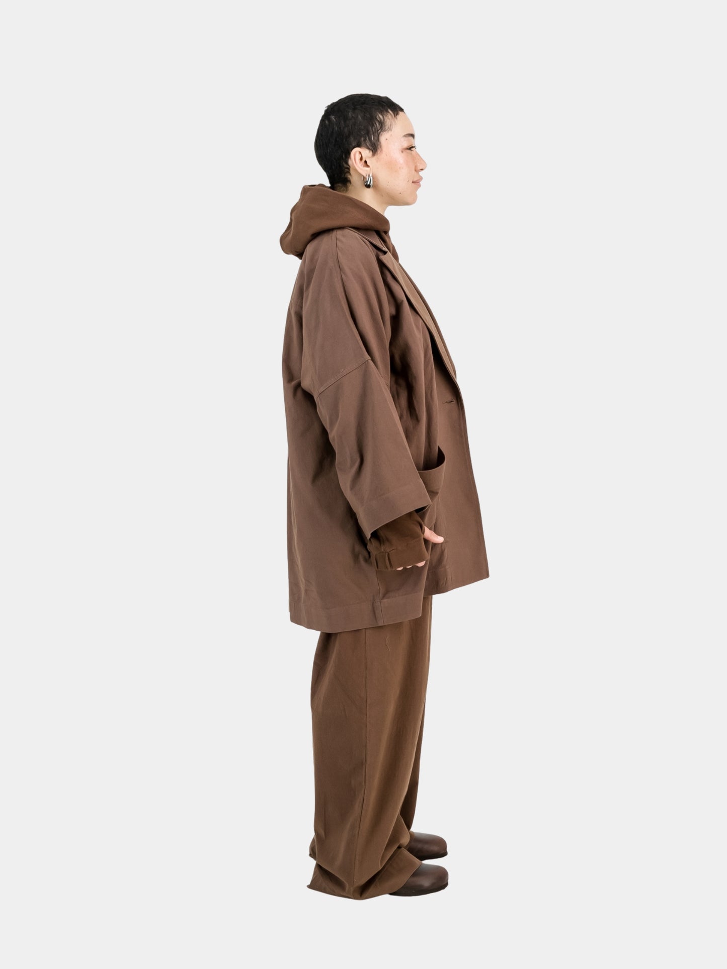 Cocoon Blazer - Clay