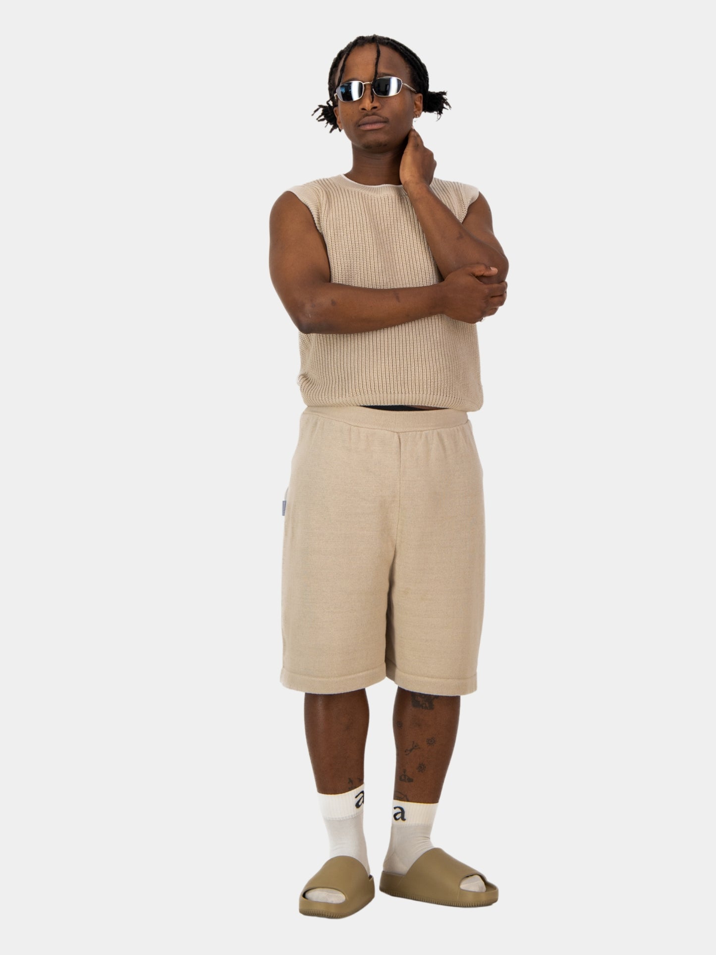 Knitwear Vest - Stone