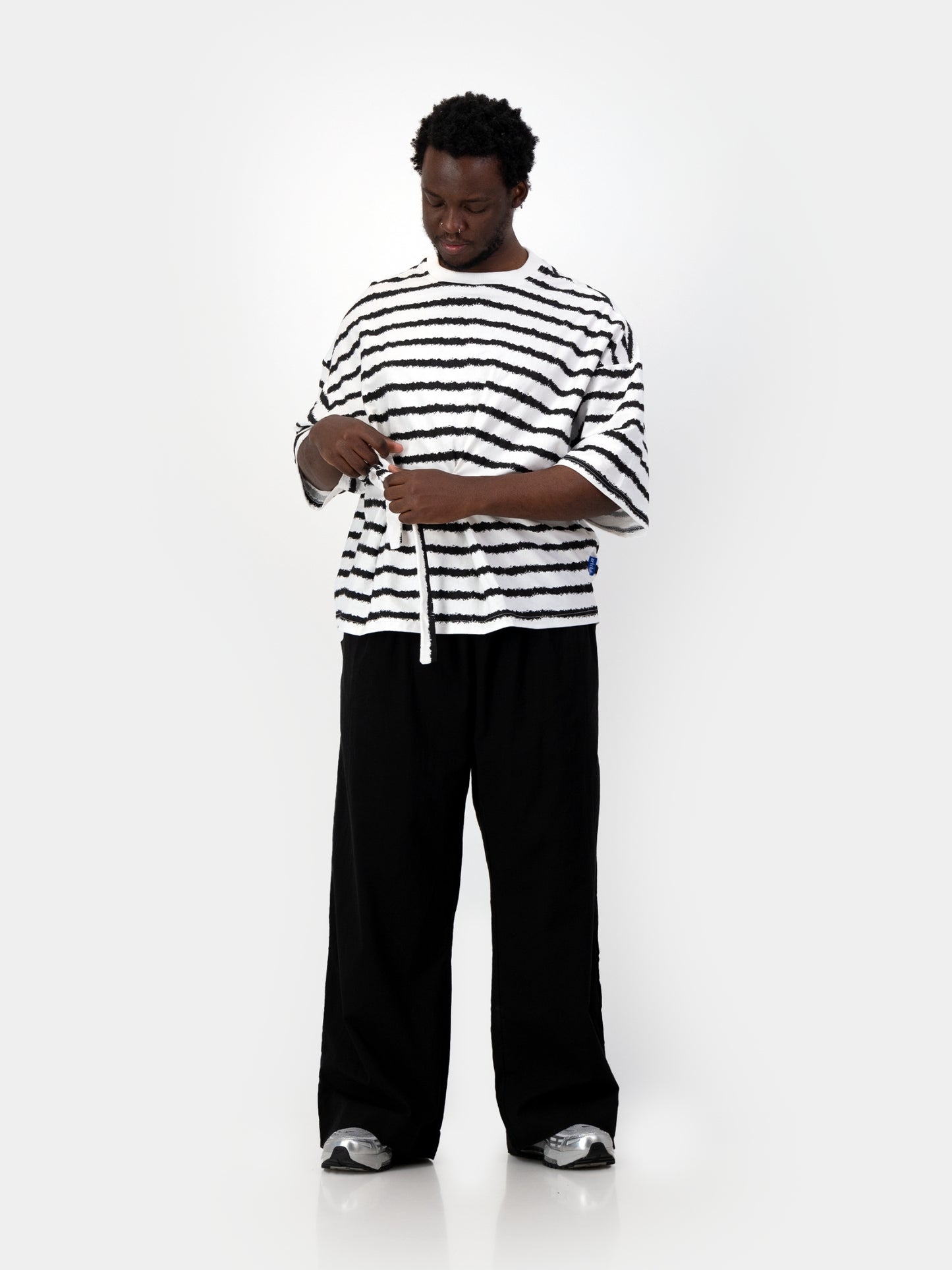 Stripe Tie Tee