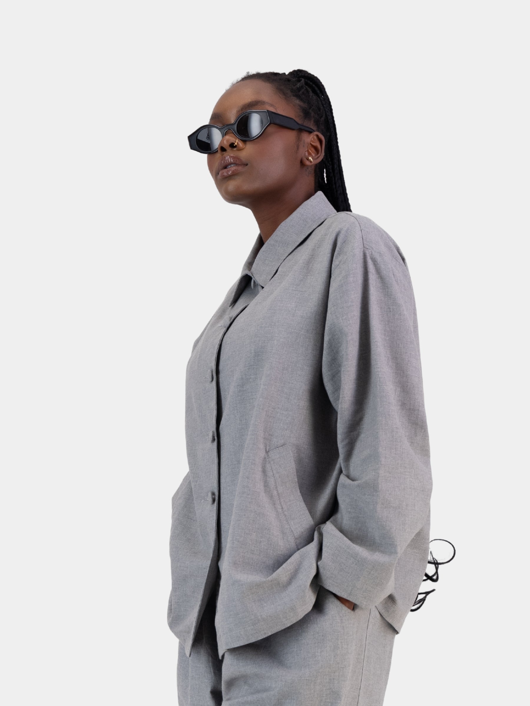 Awkward Suit Jacket - Grey