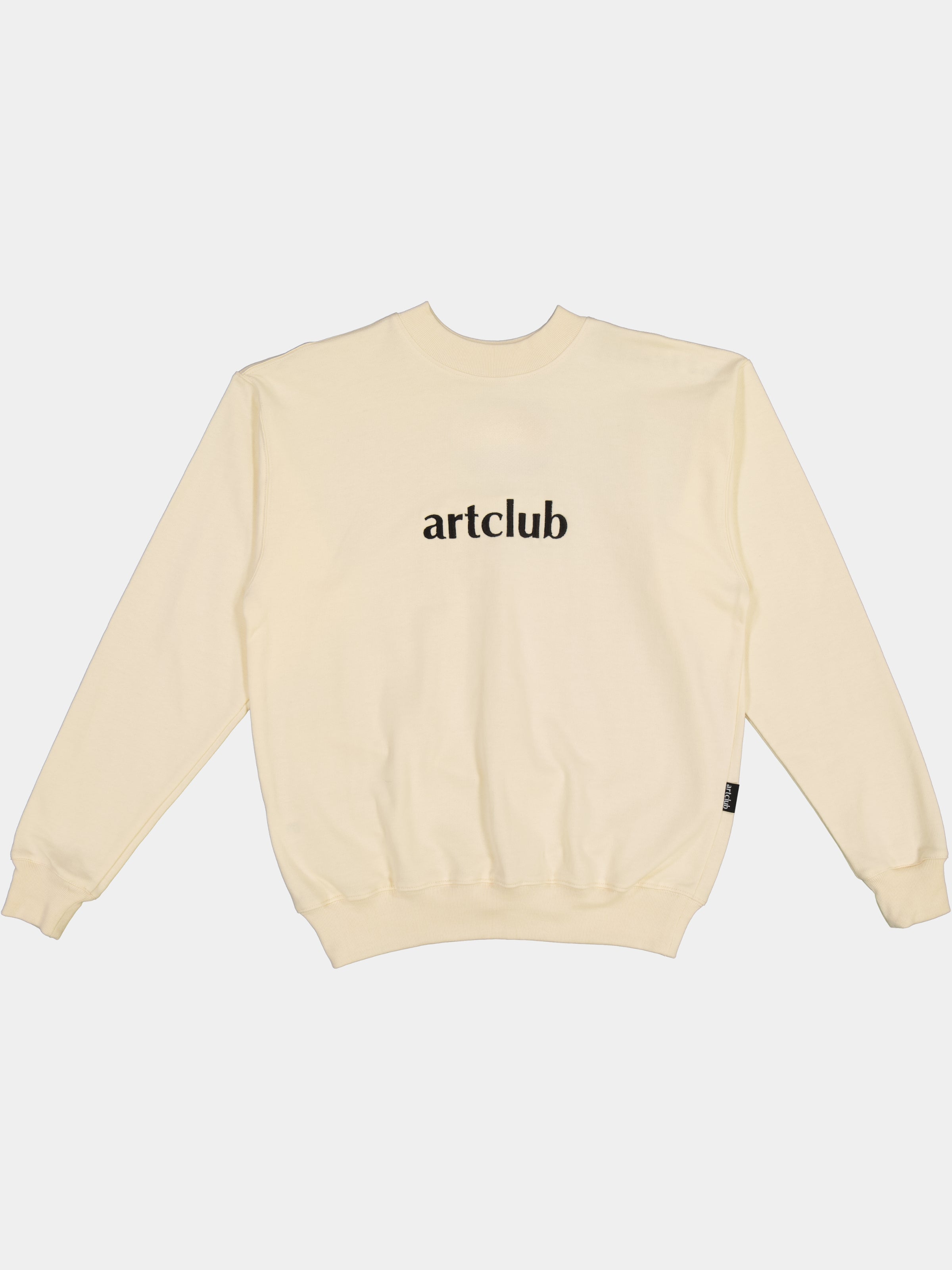 Embroidered Logo Sweater - Milk