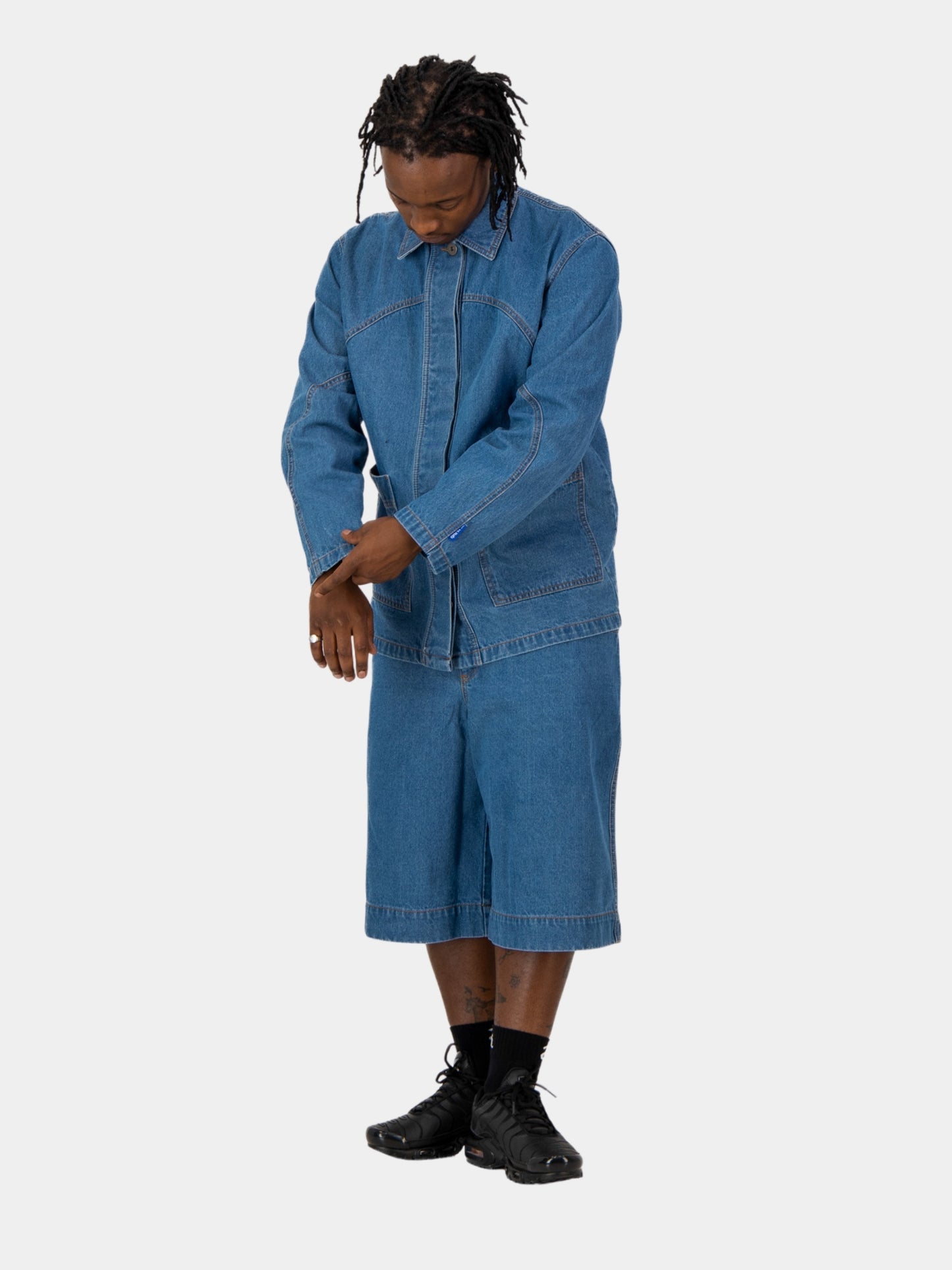 Engineered Denim Jacket - Washed Indigo