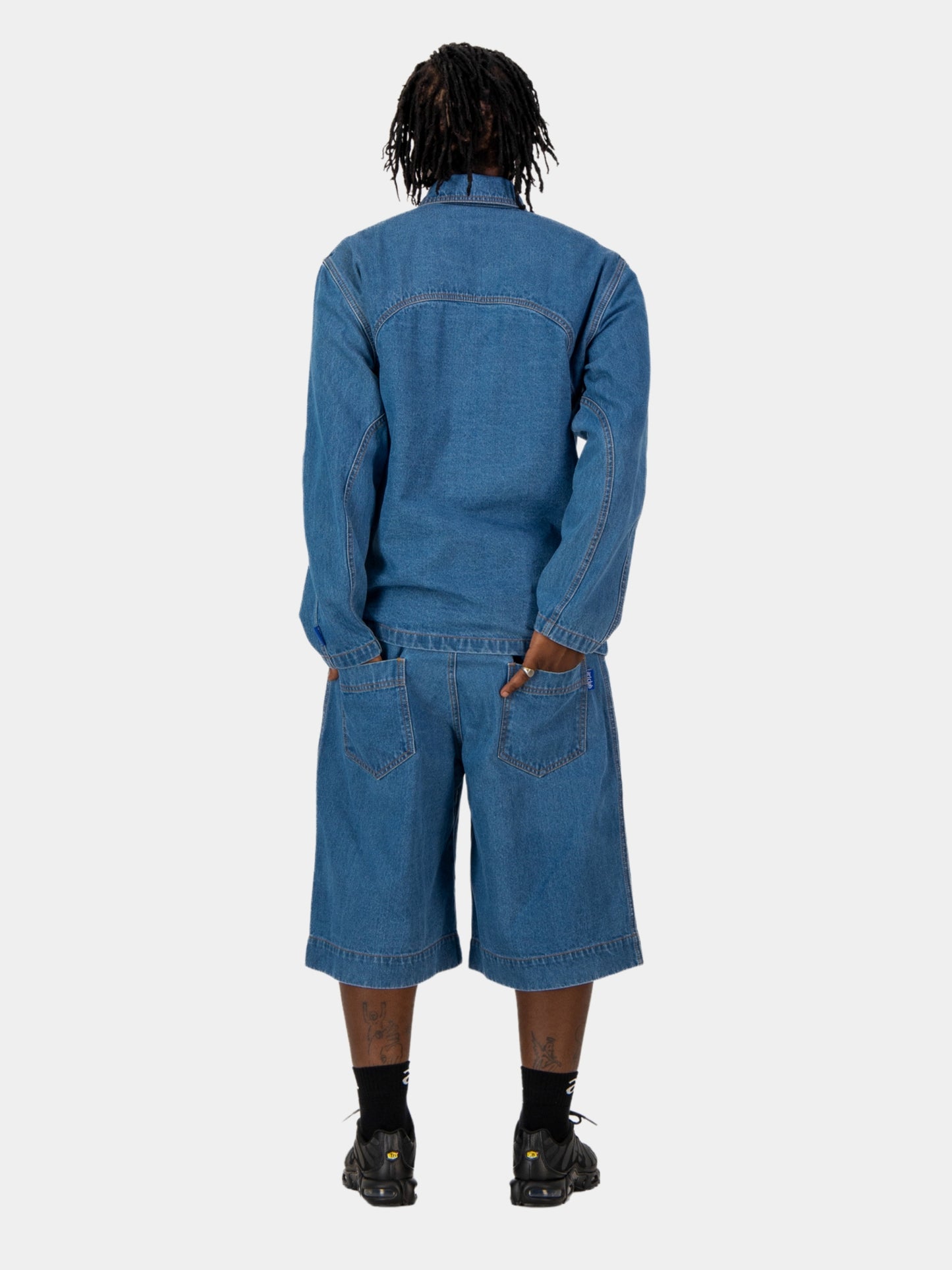 Washed Unisex Denim Jorts