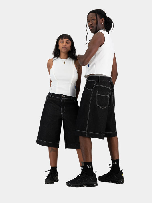 Unisex Denim Jorts